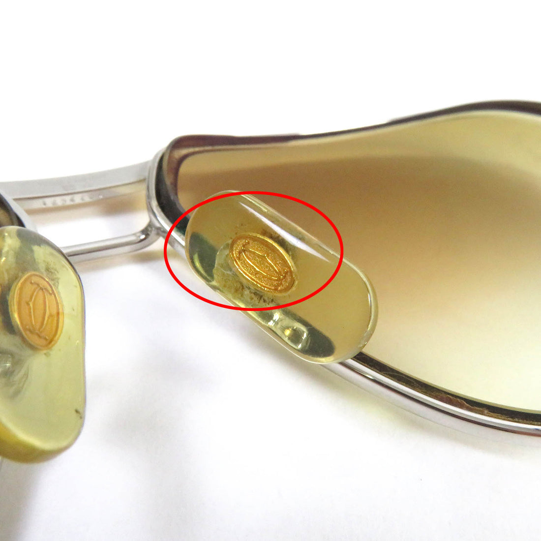 Cartier Trinity Sunglasses Silver Gold