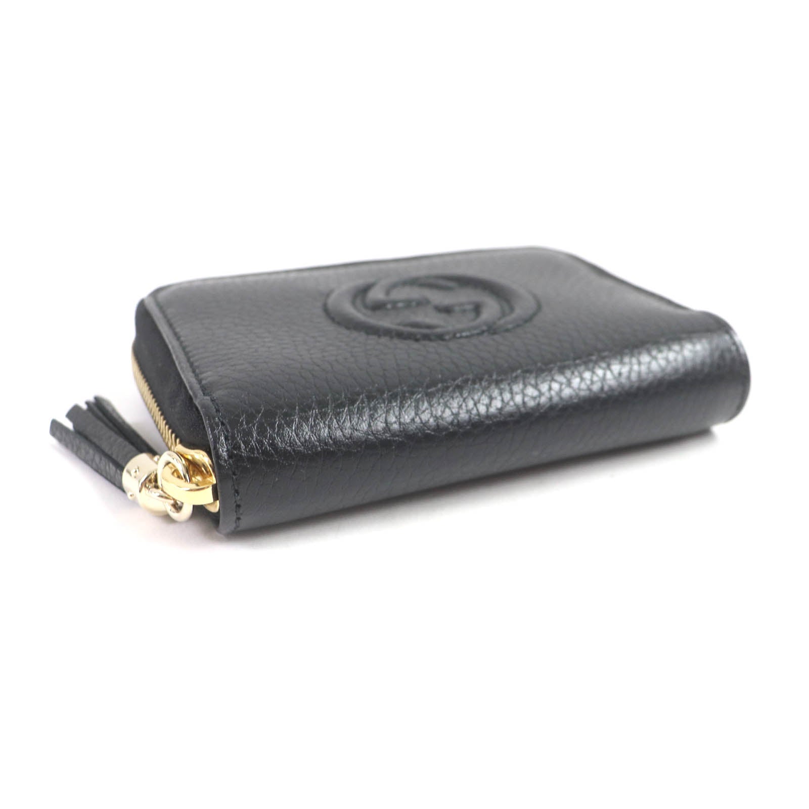 Gucci Soho Leather Coin Case with Tassel