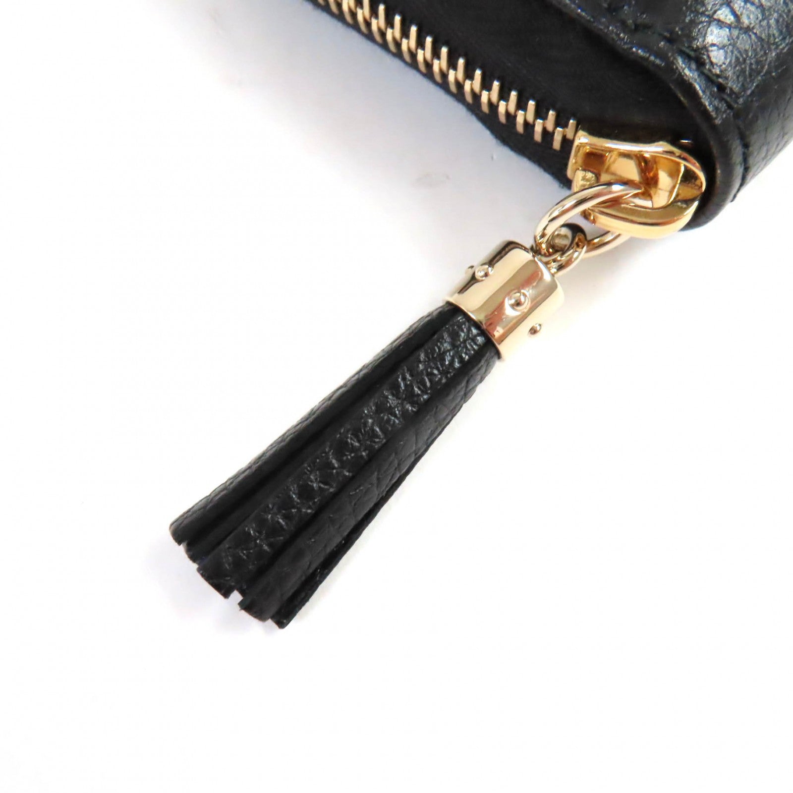 Gucci Soho Leather Coin Case with Tassel