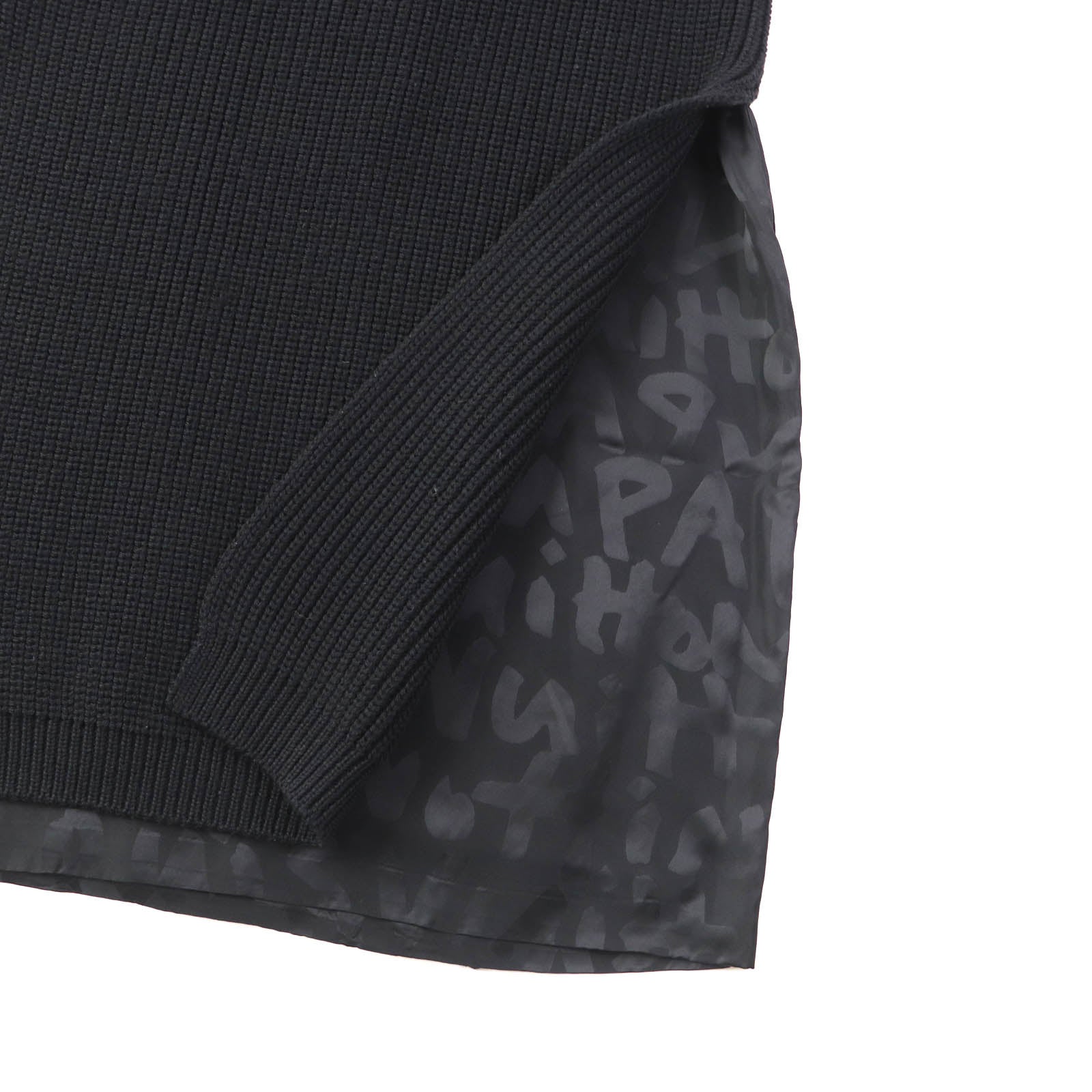 Louis Vuitton Graffiti Knit Dress Black S