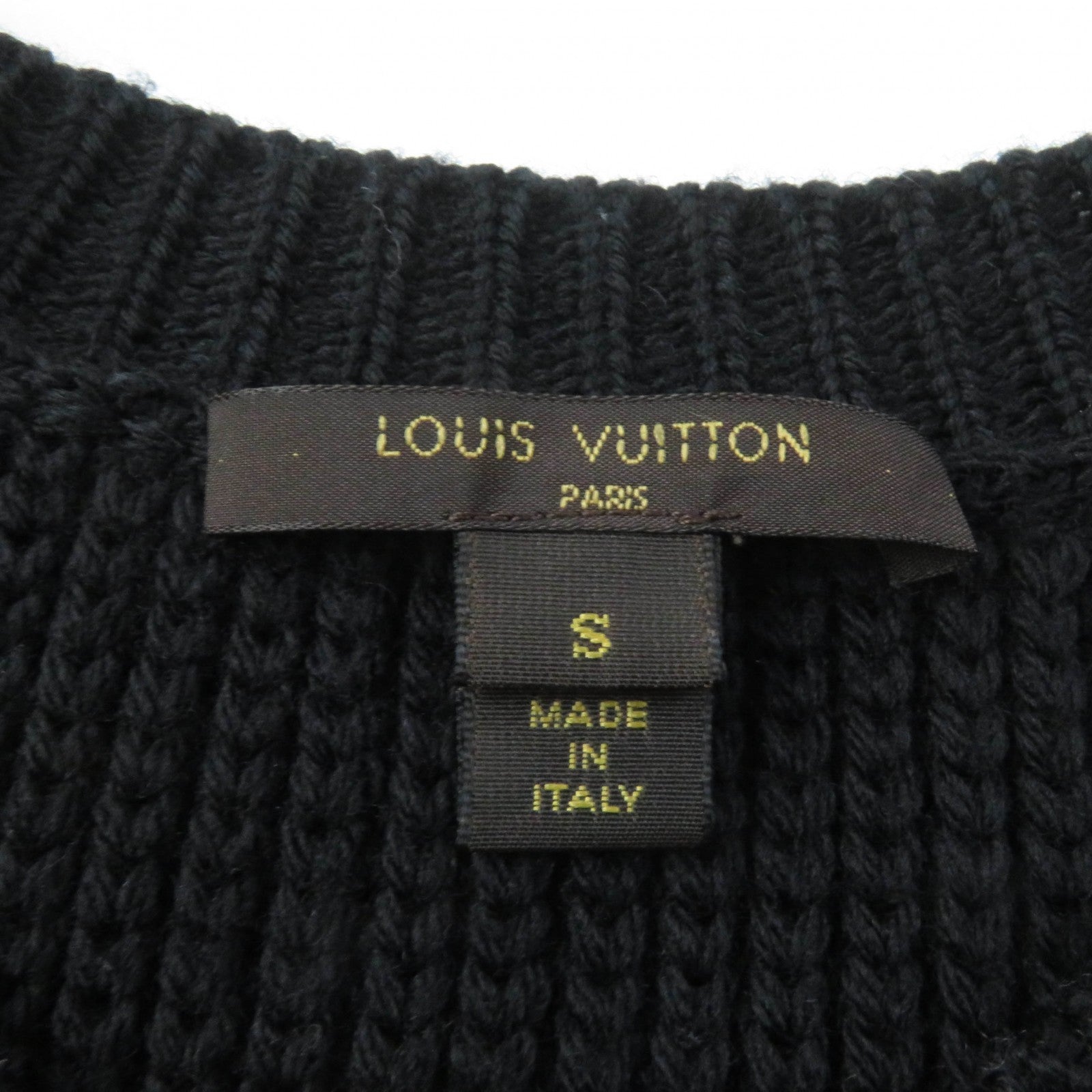 Louis Vuitton Graffiti Knit Dress Black S