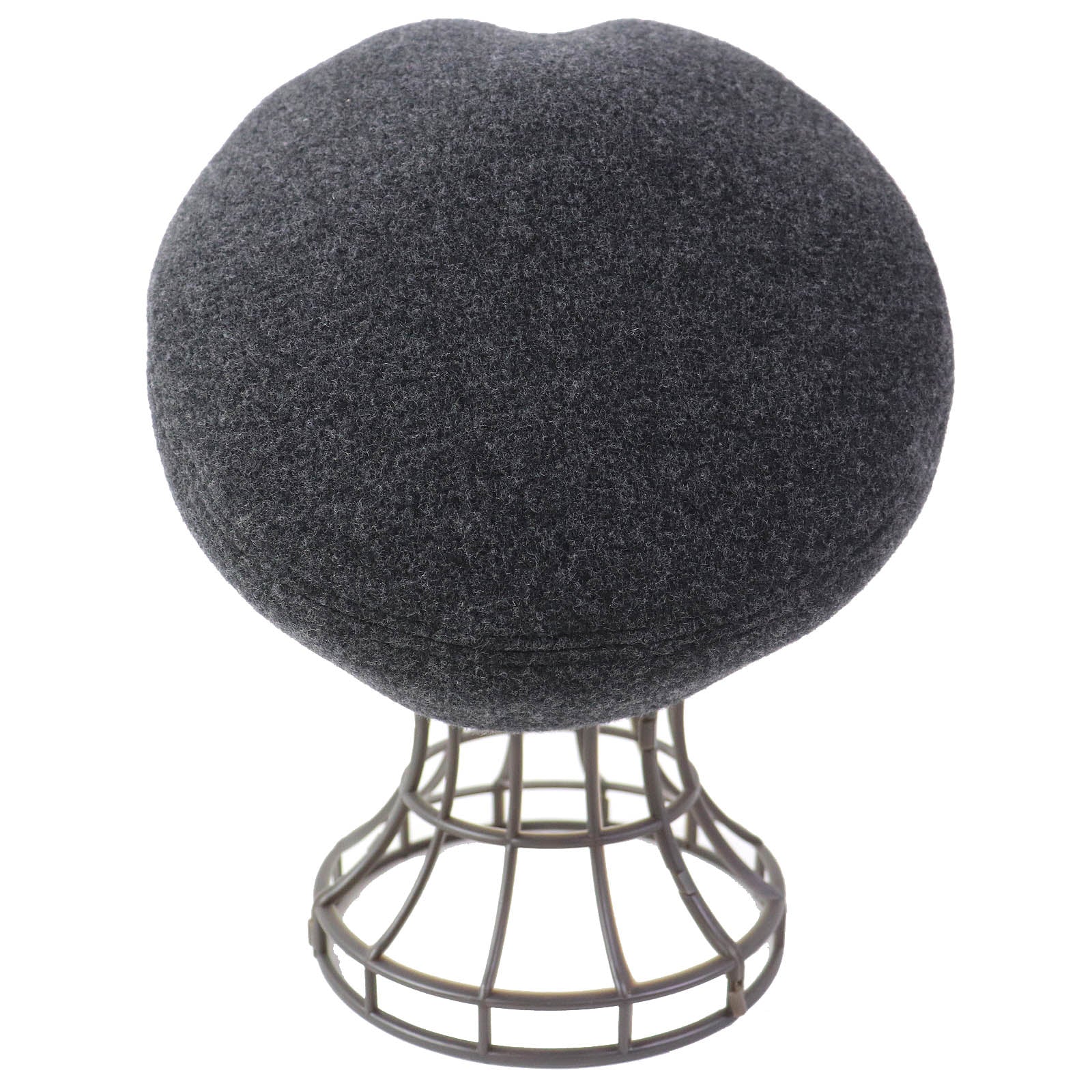 Hermes Wool Cashmere Beret Charcoal Gray