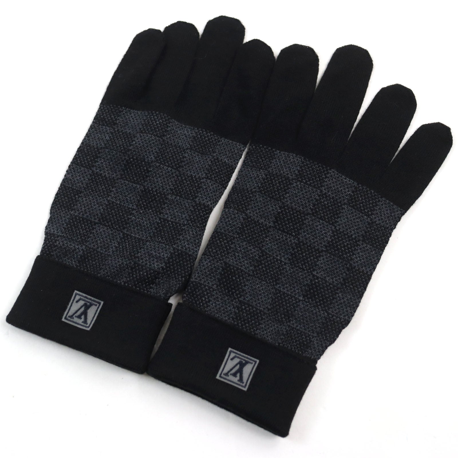 Louis Vuitton Damier Wool LV Logo Gloves