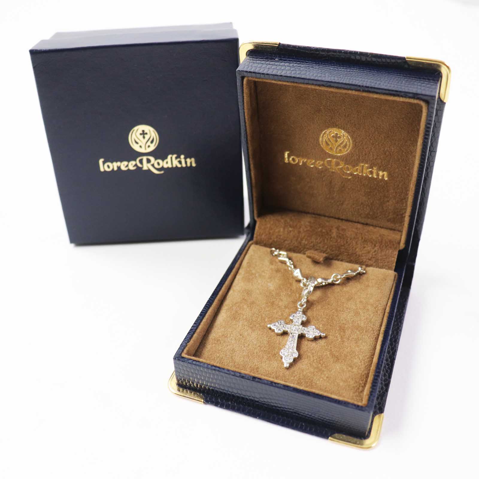 Loree Rodkin Gothic Cross Necklace AG925 Silver