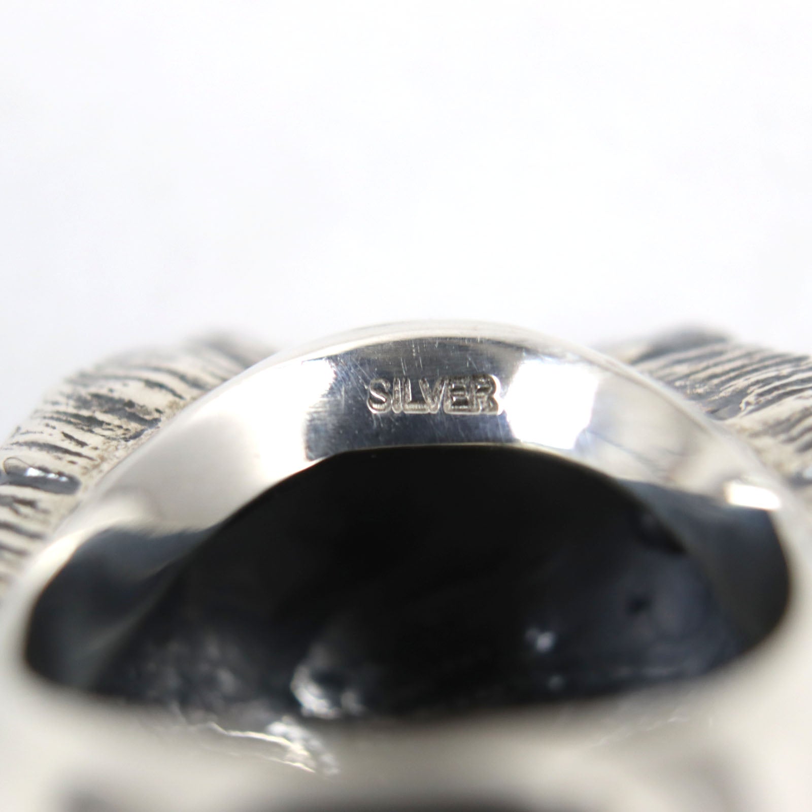 SV925 Silver Alligator Snapper Ring