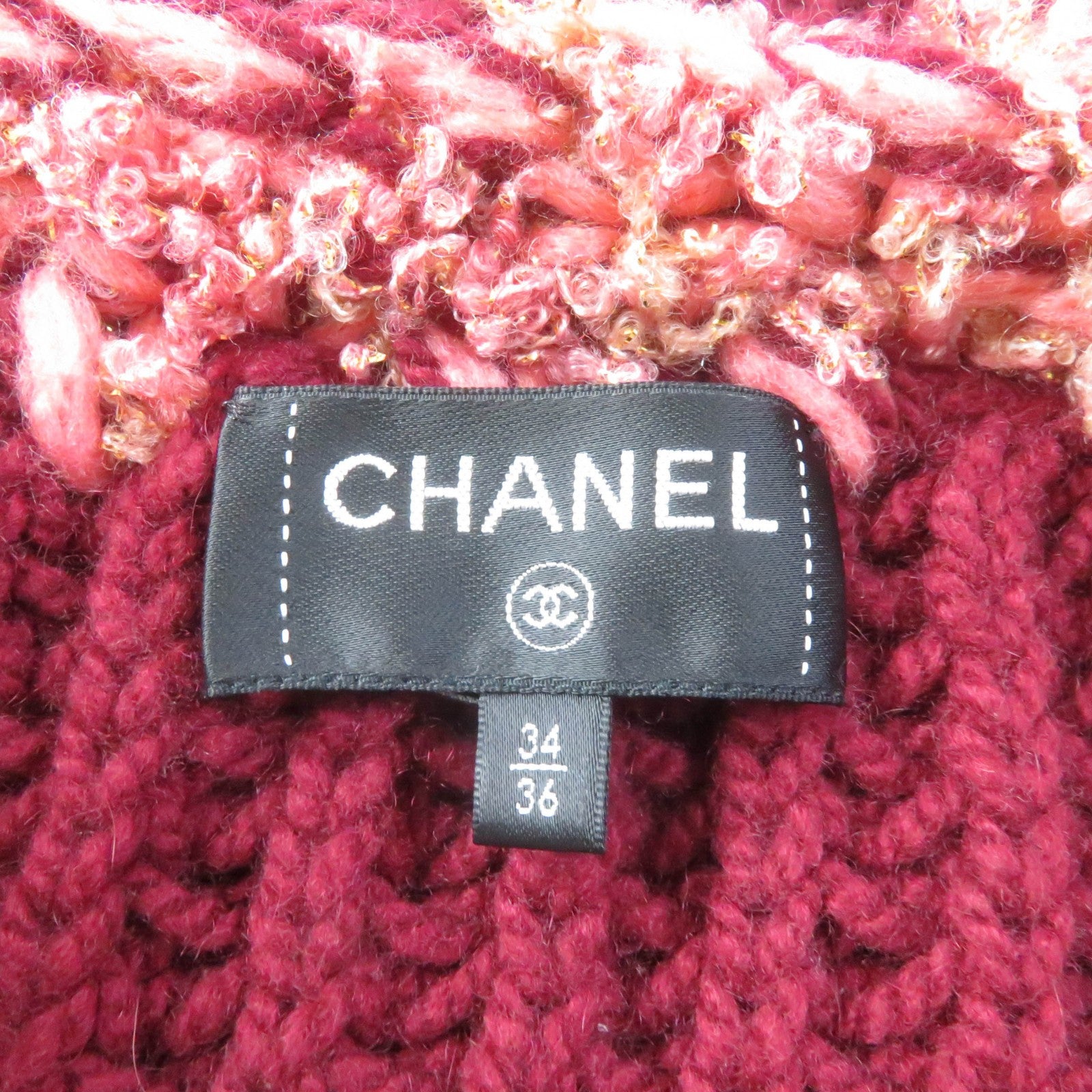 Chanel Cashmere Wool COCO Mark Knit Cardigan