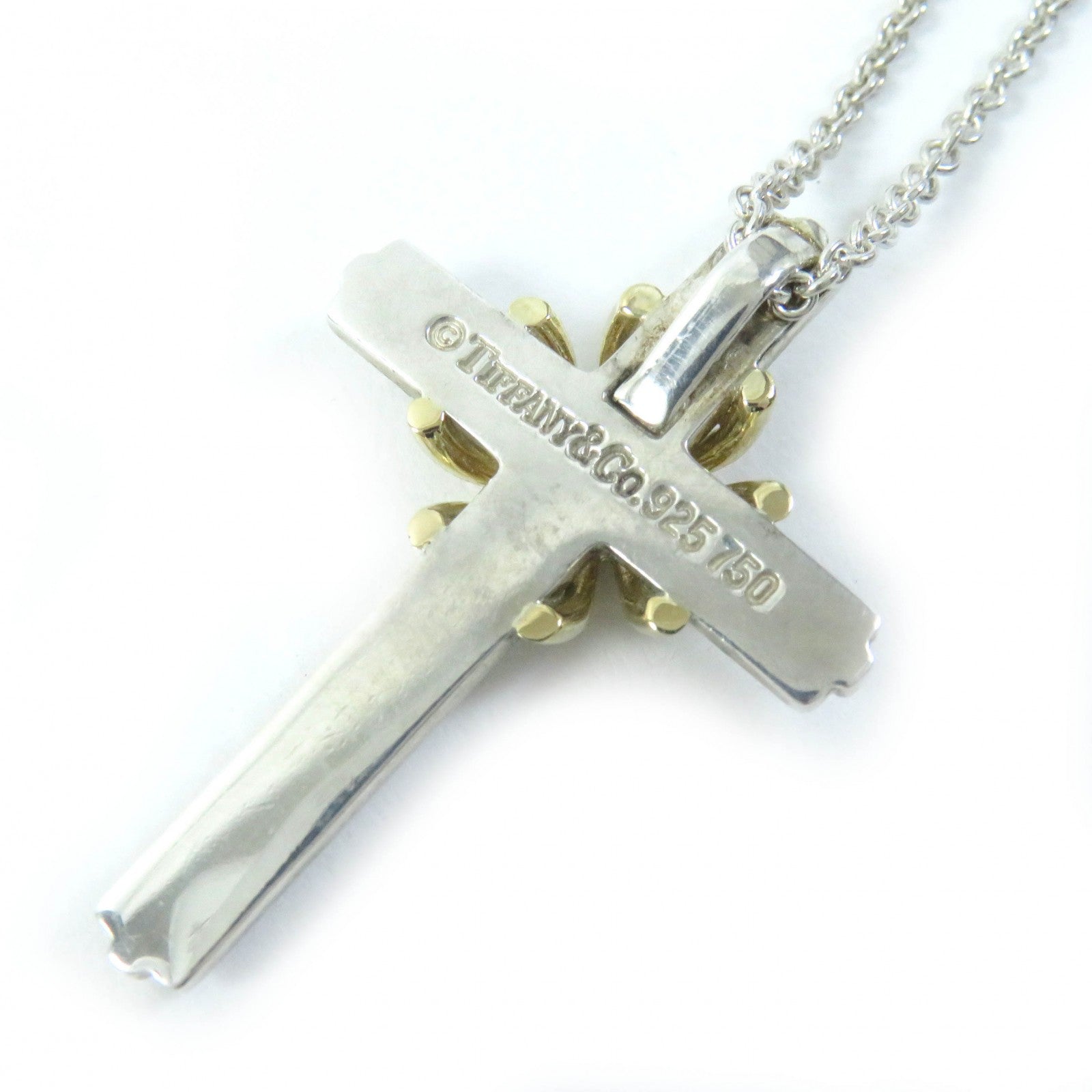 Tiffany & Co Signature Cross Necklace SV925 750