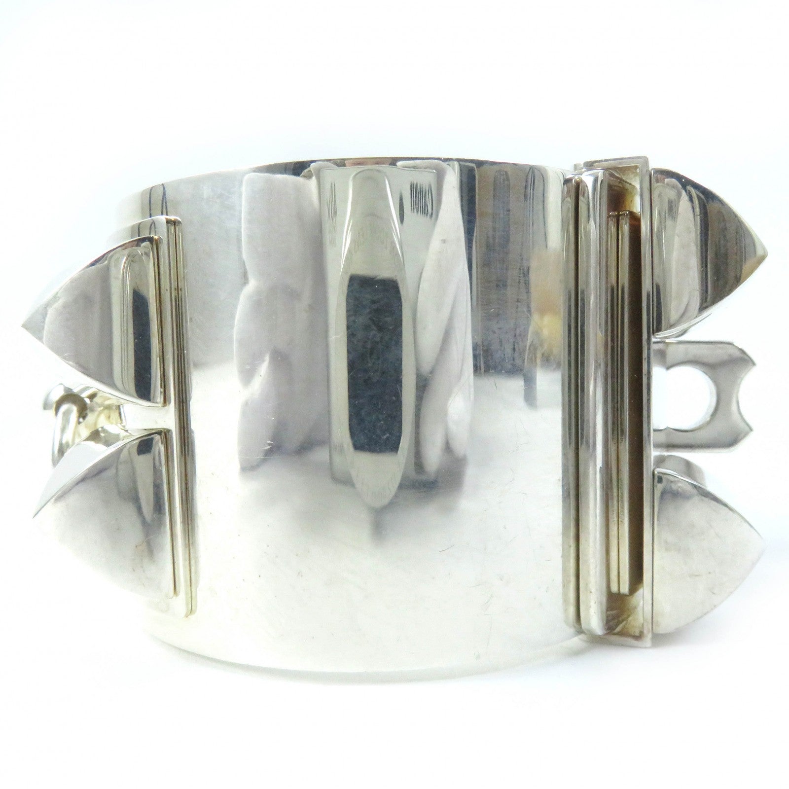 Hermes Medor Collier de Sian Silver Bracelet