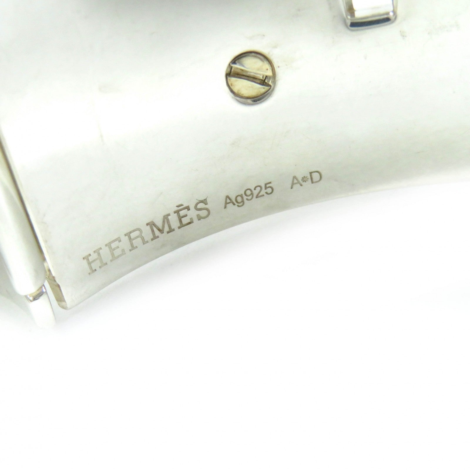 Hermes Medor Collier de Sian Silver Bracelet