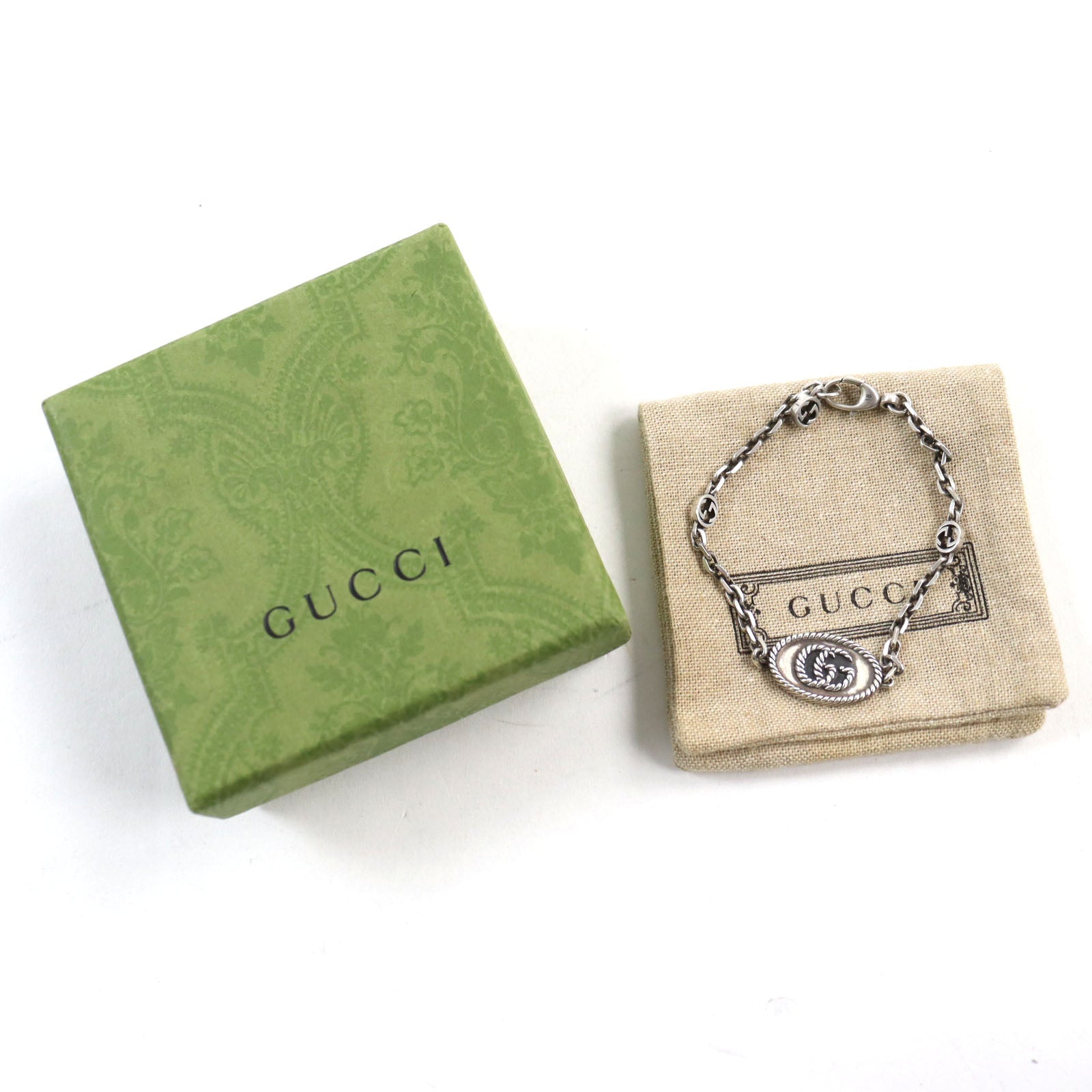 Gucci GG Marmont AG925 Silver Bracelet