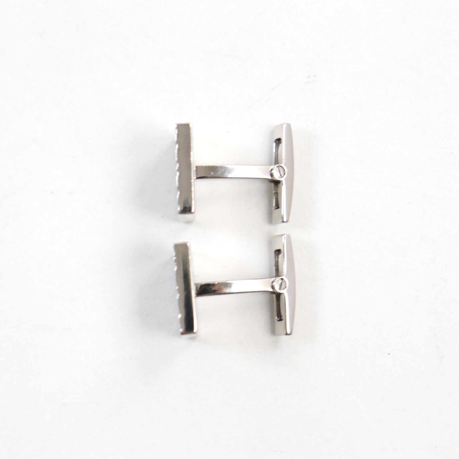 Cartier AG925 Logo Cufflinks Silver France