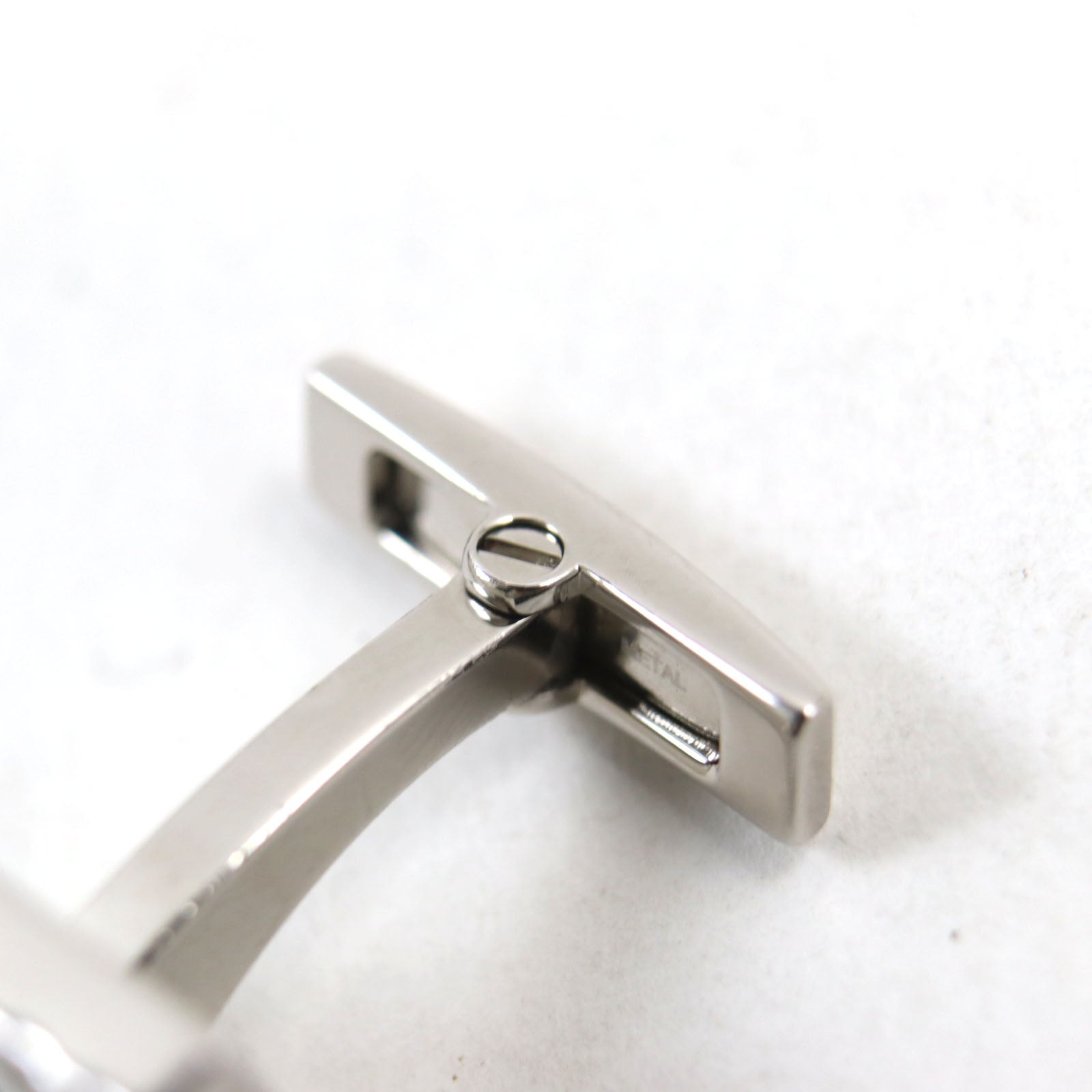 Cartier AG925 Logo Cufflinks Silver France