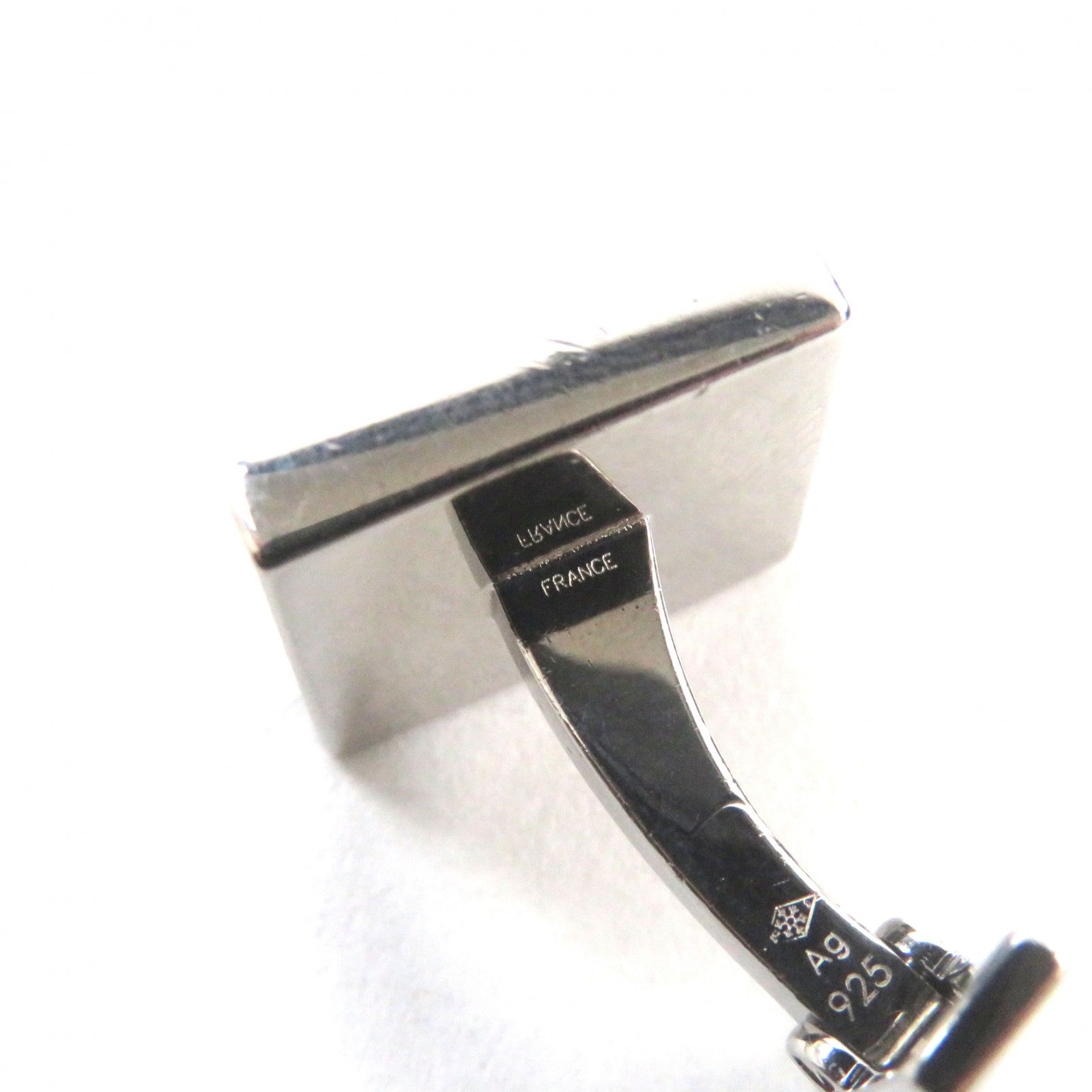 Cartier AG925 Logo Cufflinks Silver France