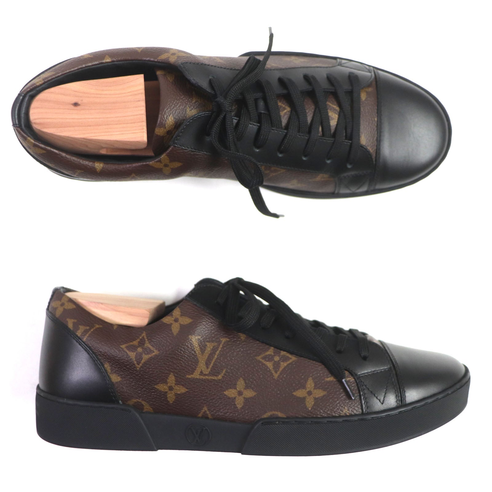 Louis Vuitton Monogram Leather Sneakers 6.5