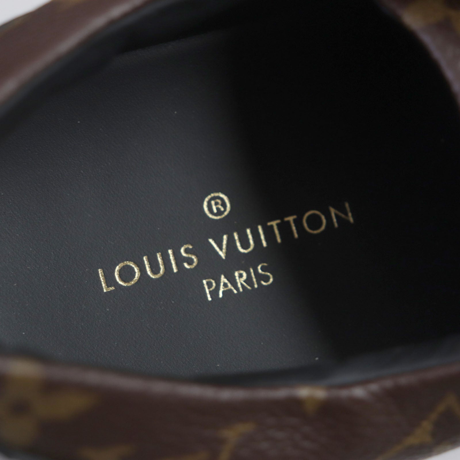 Louis Vuitton Monogram Leather Sneakers 6.5