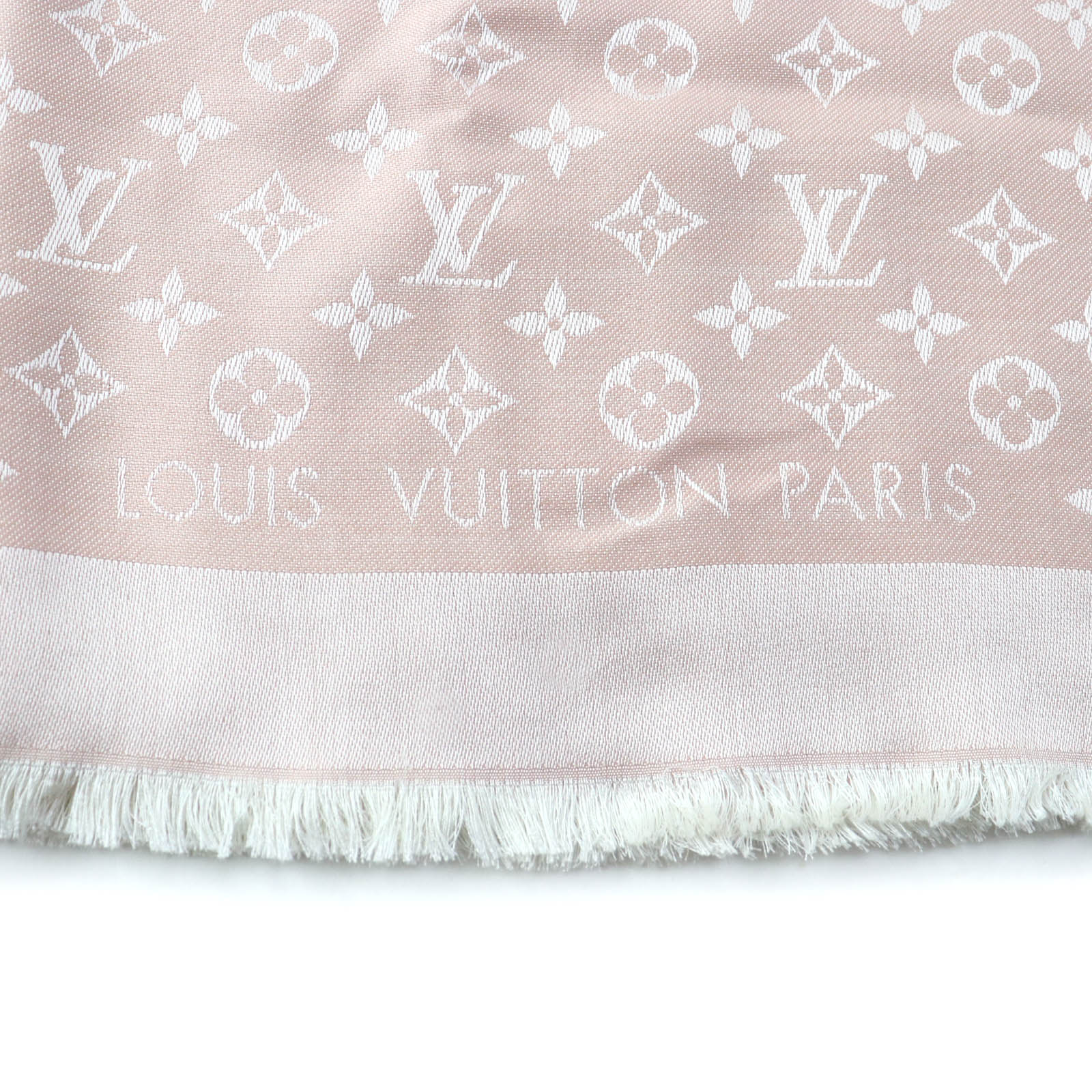 Louis Vuitton Monogram Silk Wool Shawl M72046