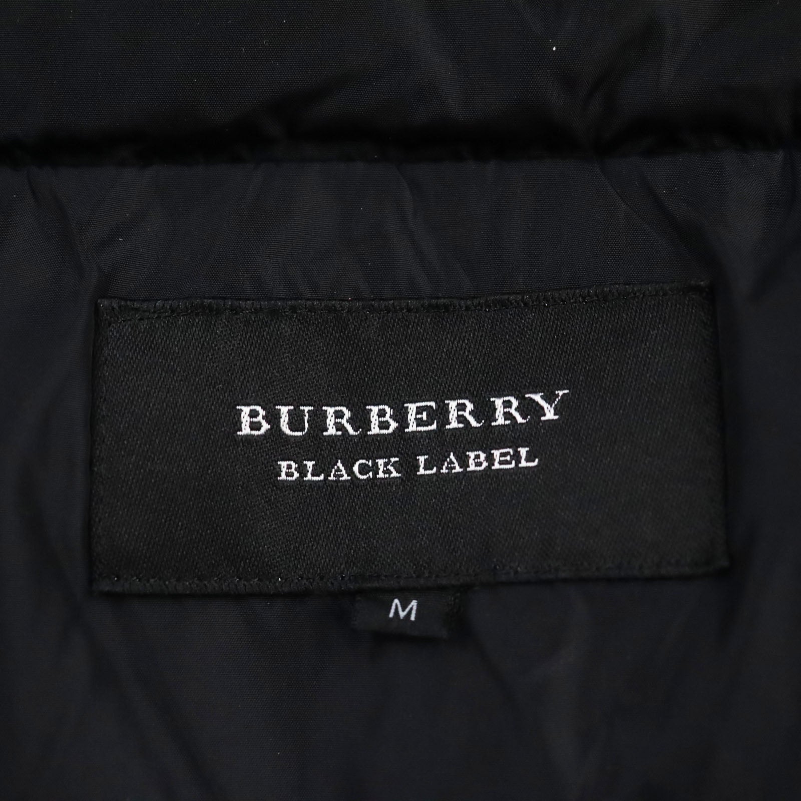 Burberry Nylon Down Jacket Black M