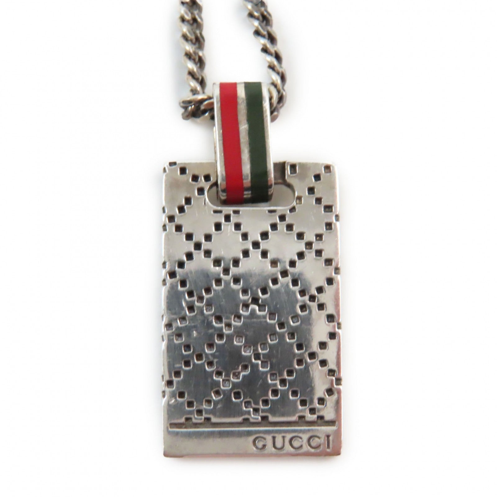 Gucci AG925 Diamante Chain Necklace