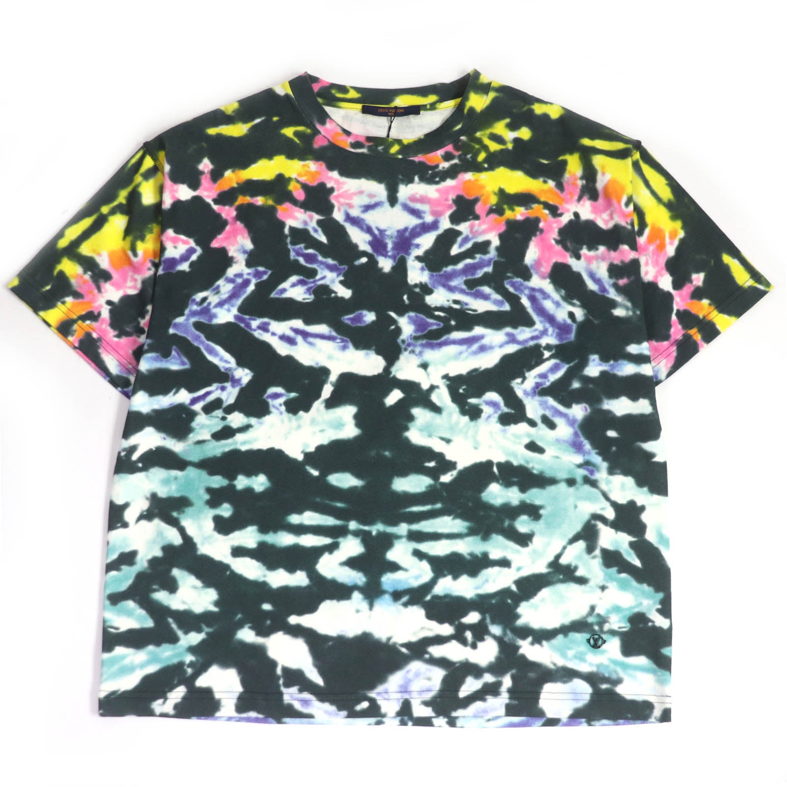 Louis Vuitton Rainbow Logo Tie-dye T-shirt