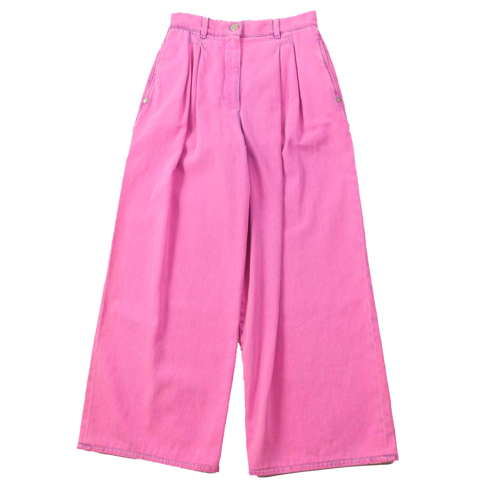 Chanel Wide Pants P70662 Pink 36 Women