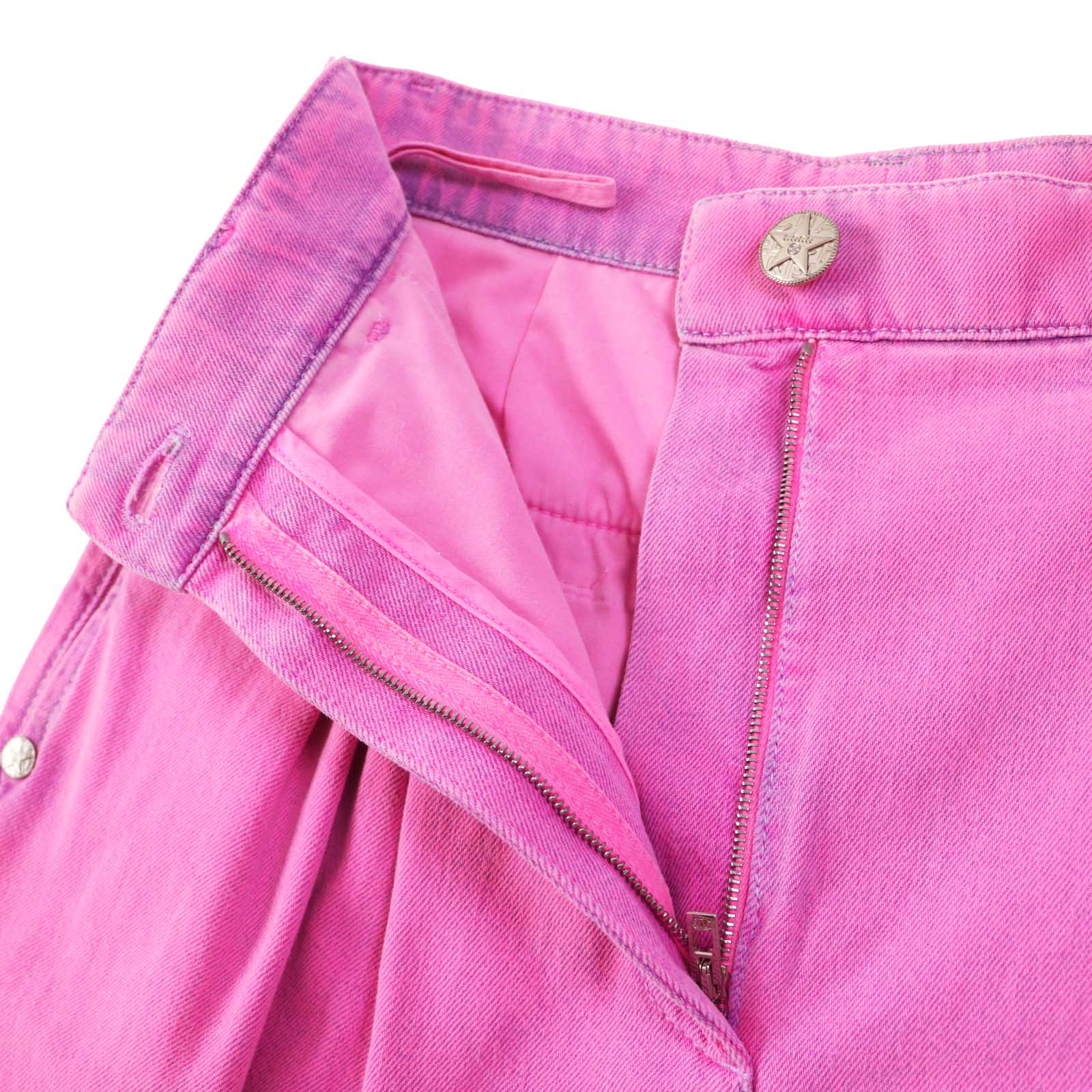 Chanel Wide Pants P70662 Pink 36 Women