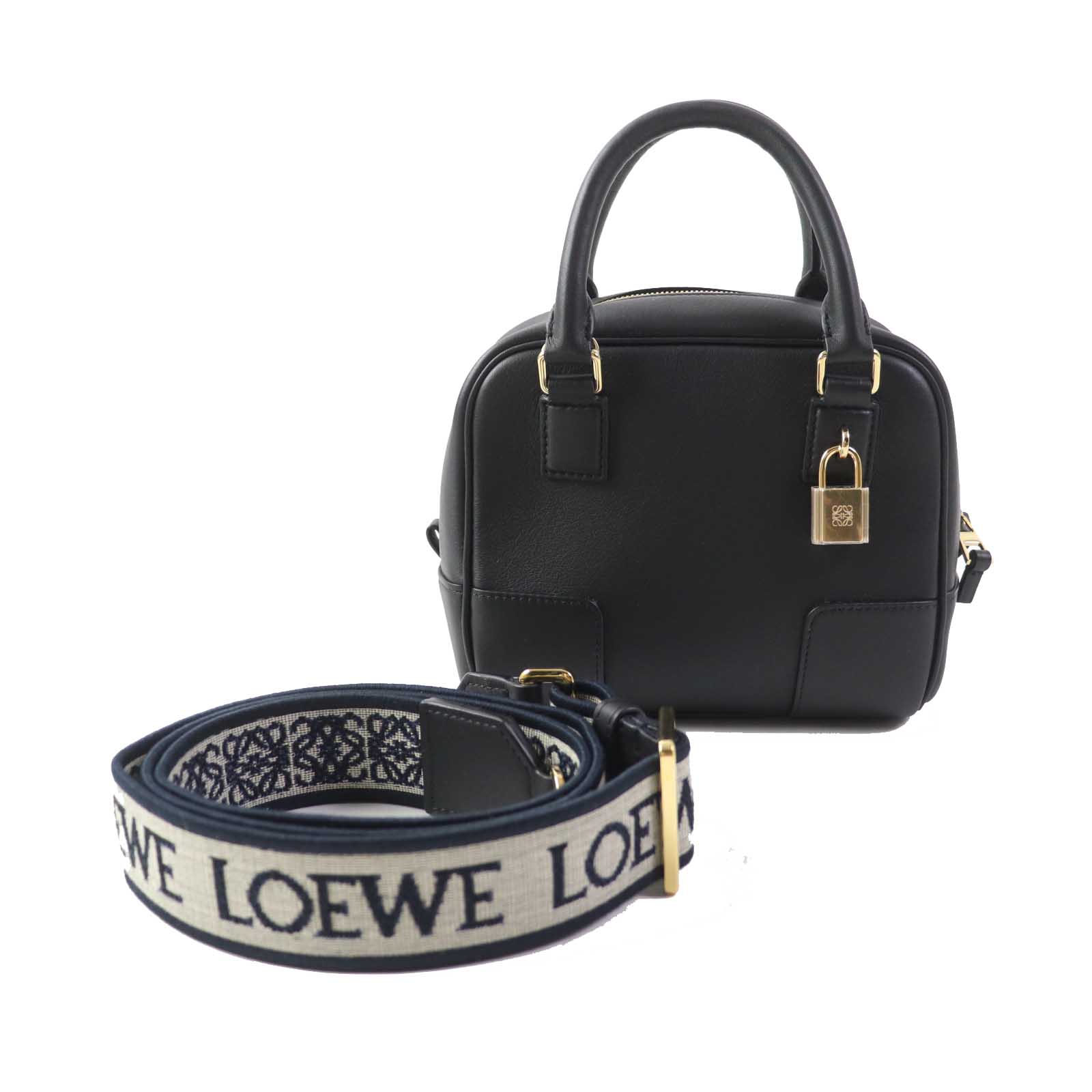 LOEWE Amazona 16 Square Leather Bag