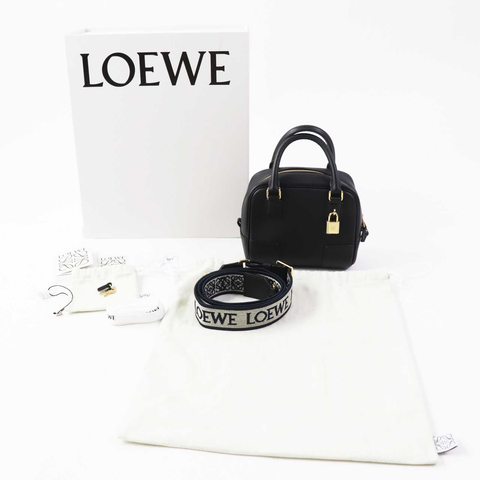 LOEWE Amazona 16 Square Leather Bag