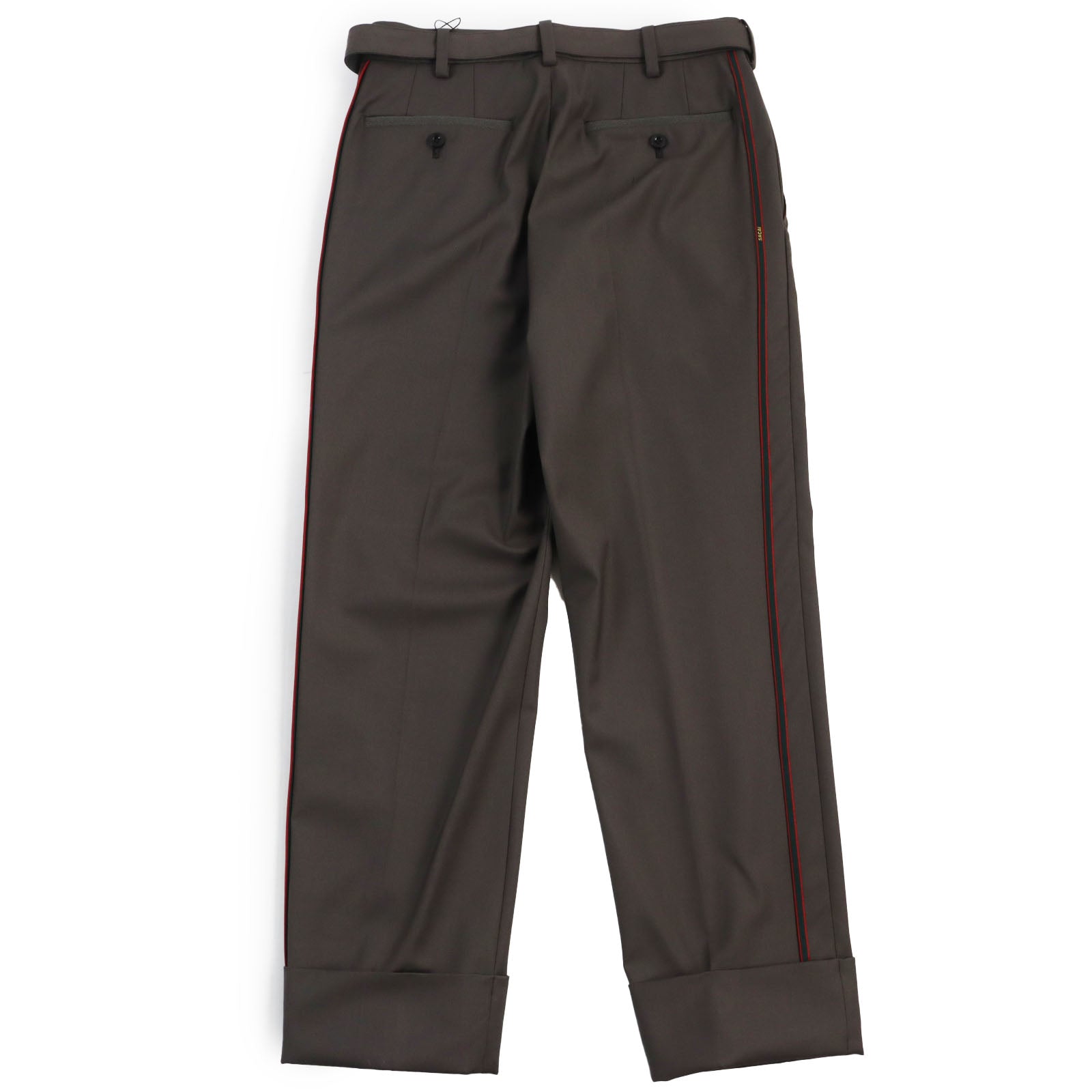 Sacai Wool Suiting Pants Brown