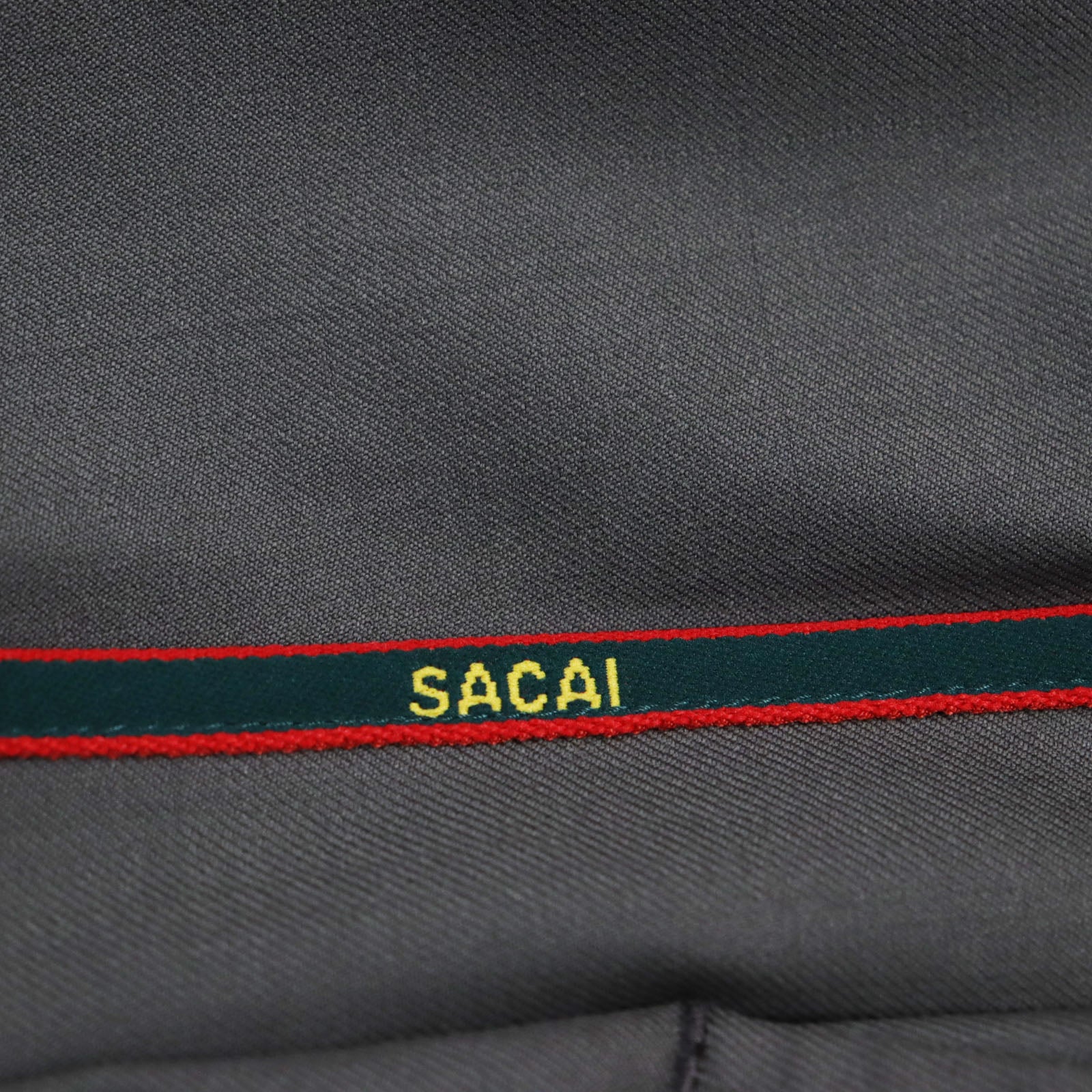 Sacai Wool Suiting Pants Brown