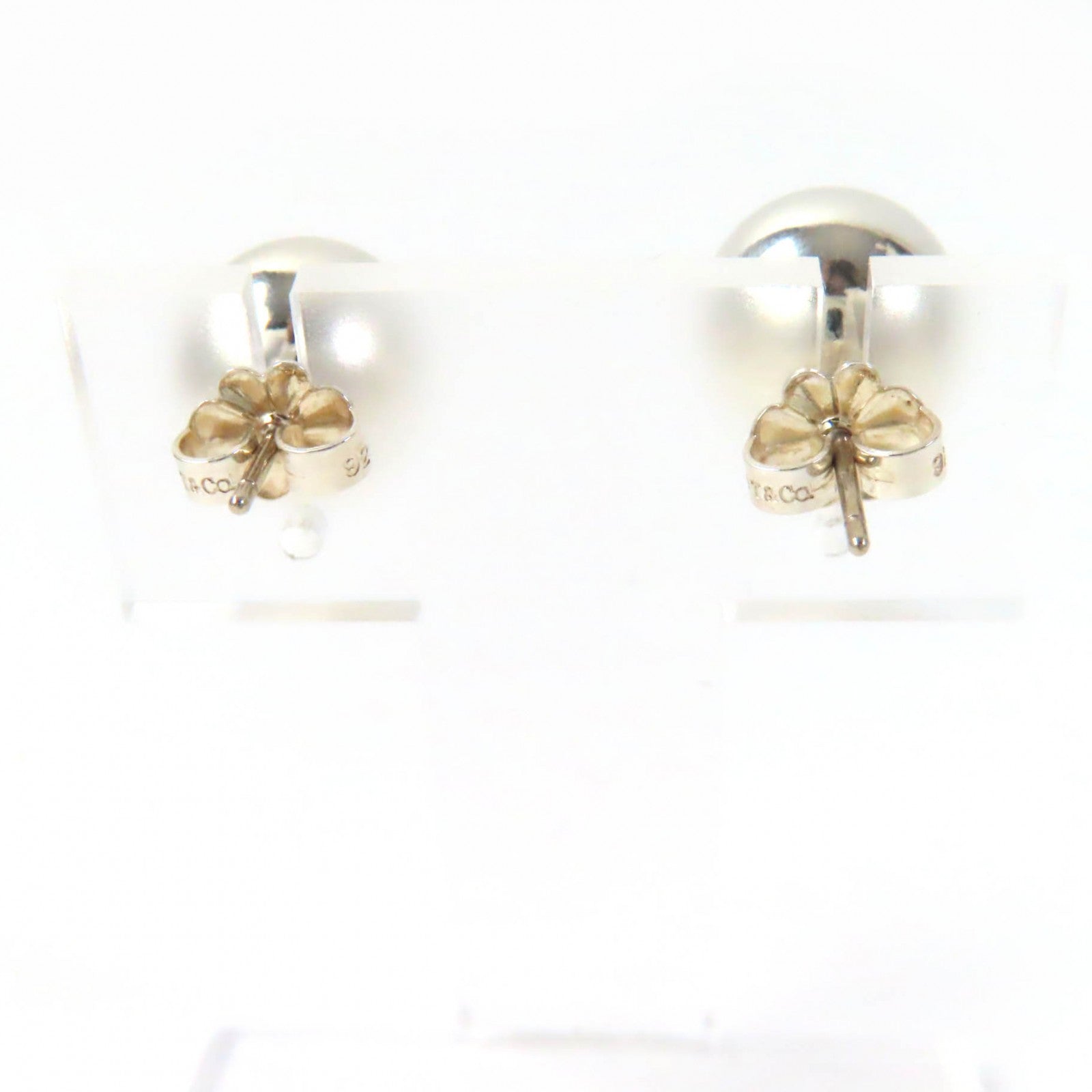 Tiffany & Co AG925 Ball Earrings Silver