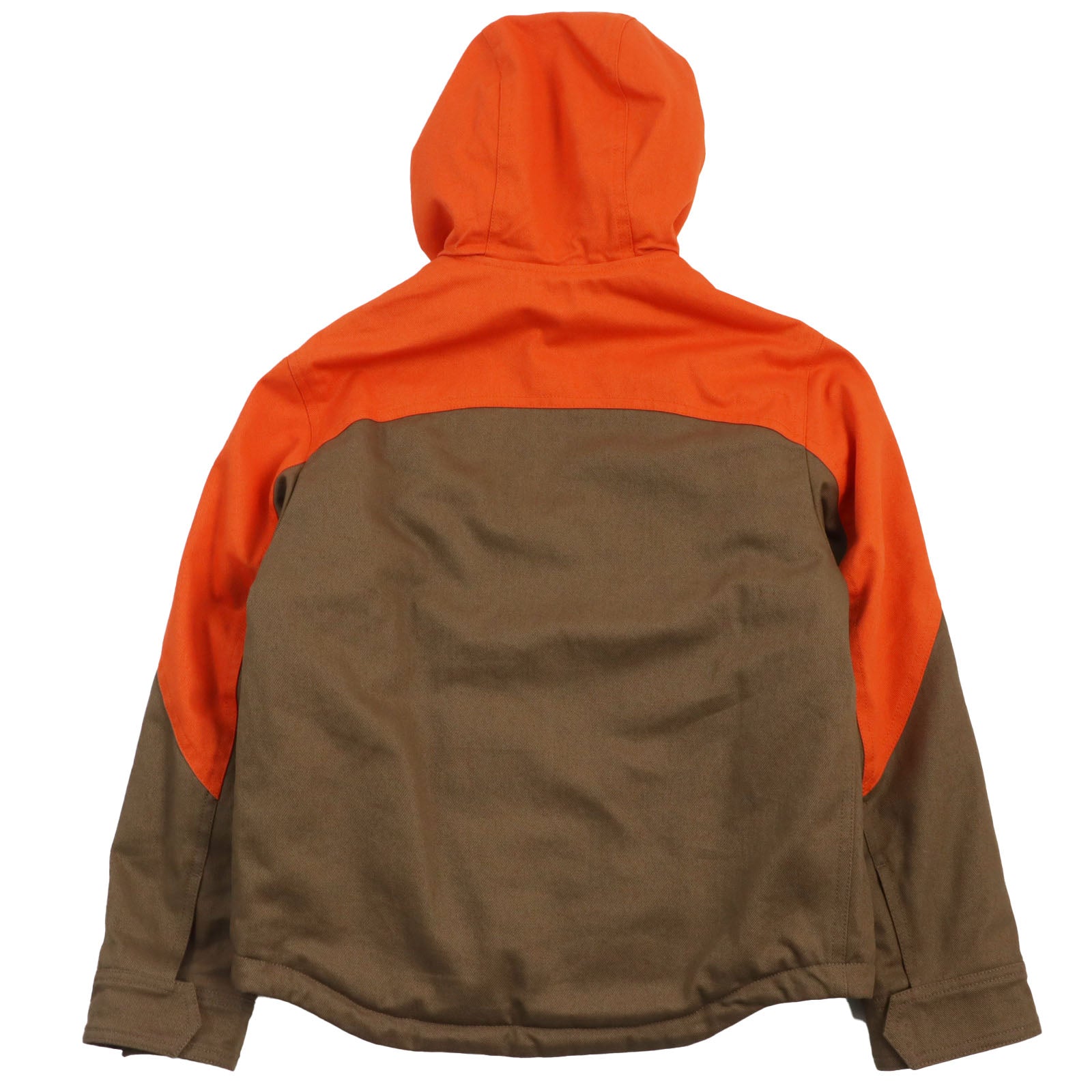 Louis Vuitton Padded Hooded Jacket Brown Orange