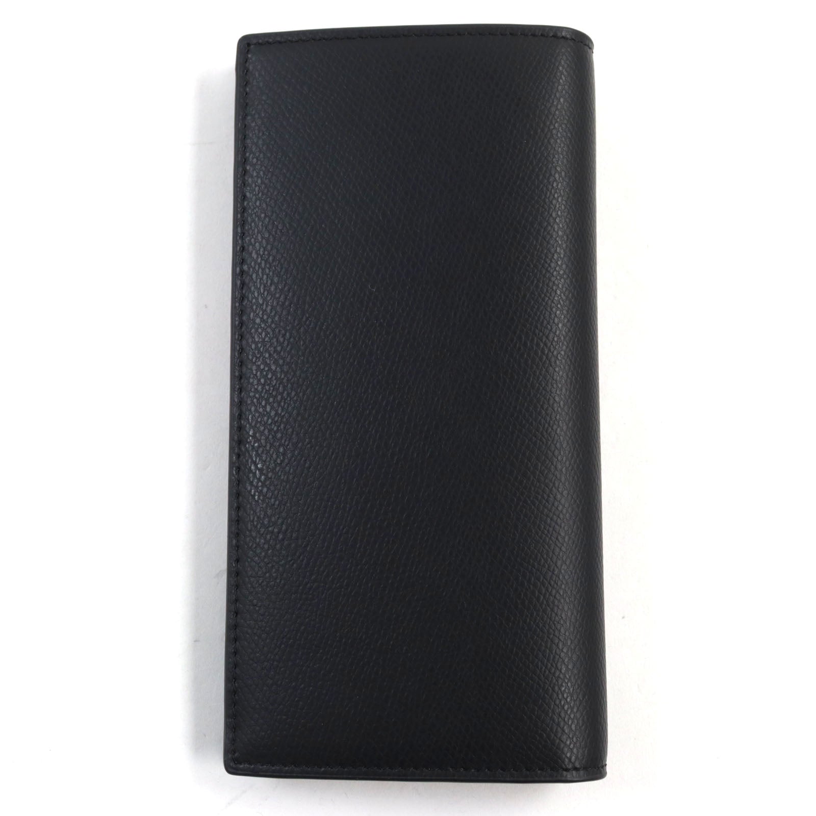 COACH F74978 Logo Engraved Long Wallet Black