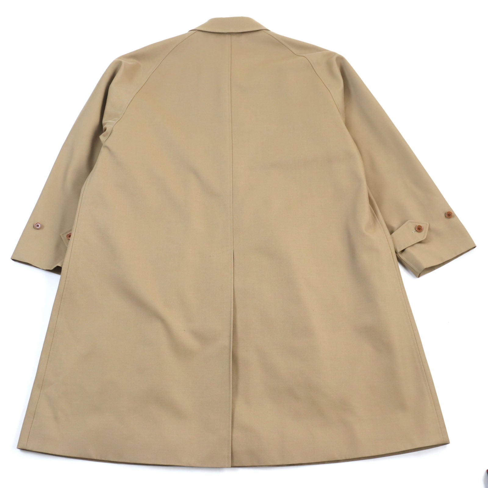 KAPTAIN SUNSHINE Cavalry Twill Walker Coat Wool Cotton Beige