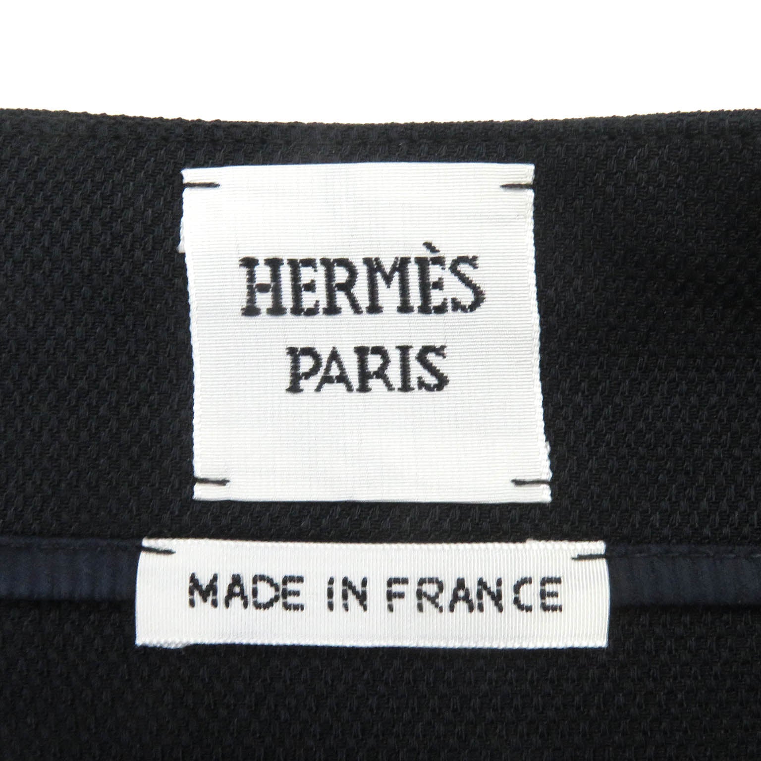 Hermes Medor Pleated Wrap Skirt Dark Navy