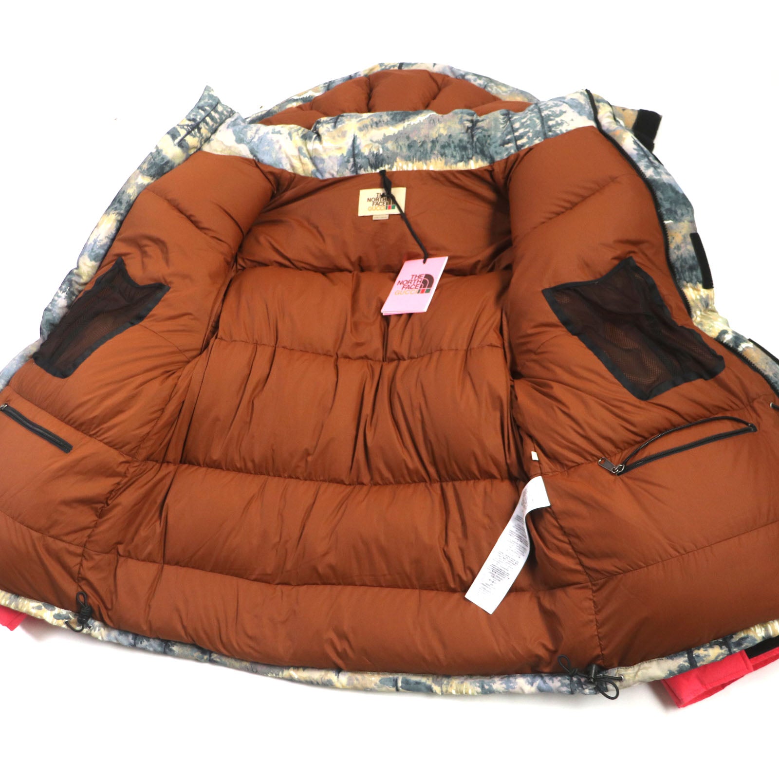 Gucci The North Face Nylon Hooded Down Jacket