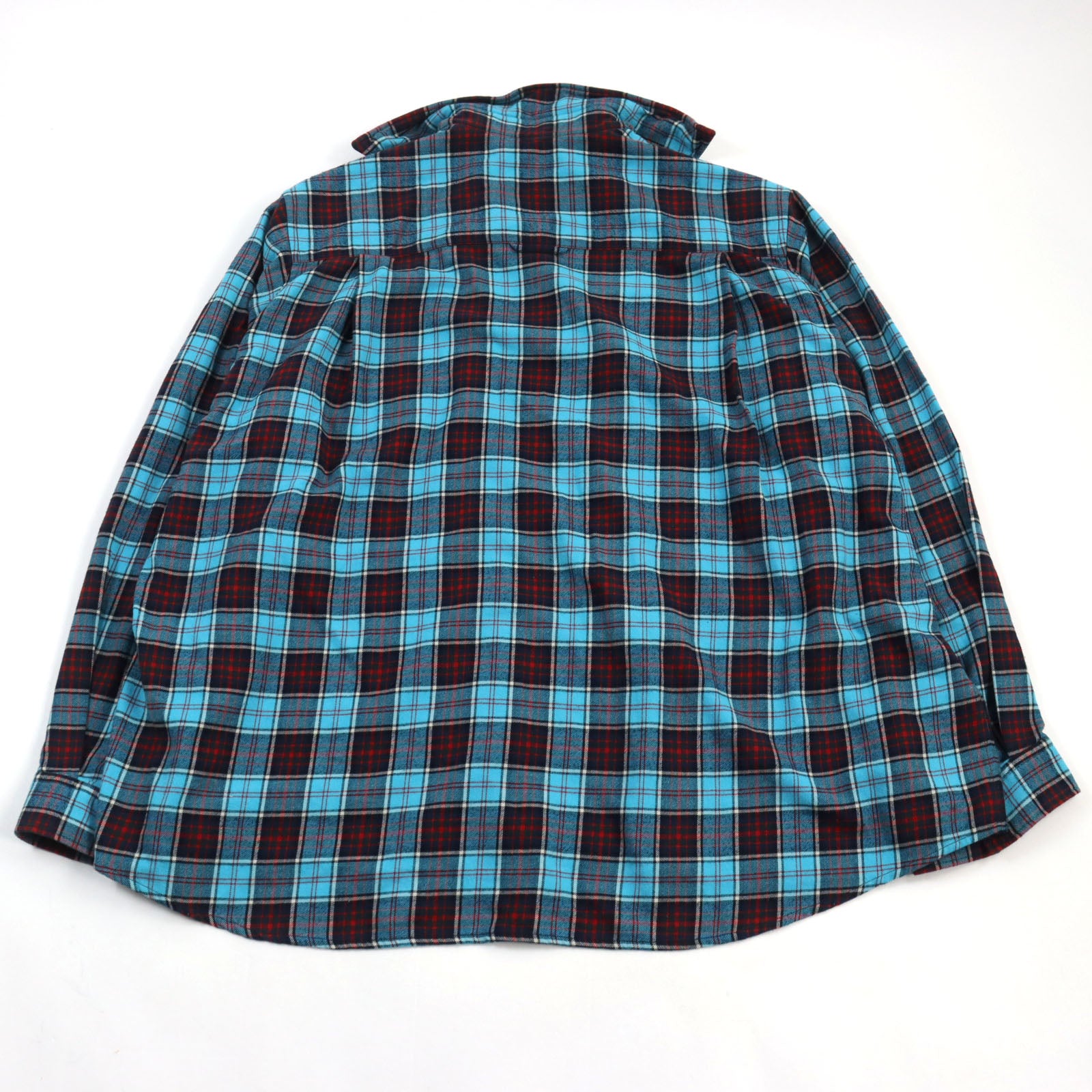 Balenciaga Trompe L'oeil Check Shirt Blue