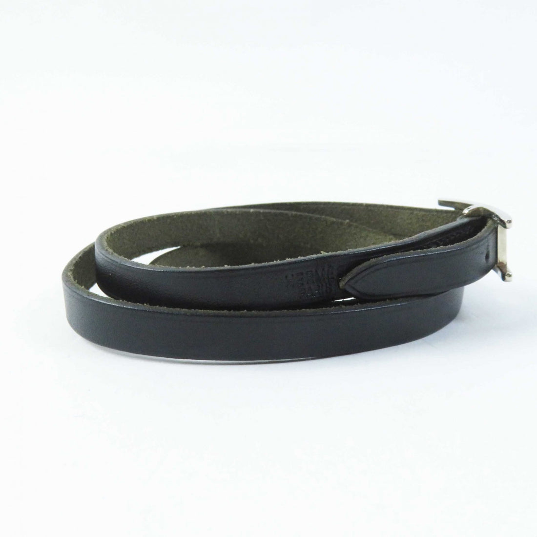 Hermes Beapi de Bourtour Leather Bracelet