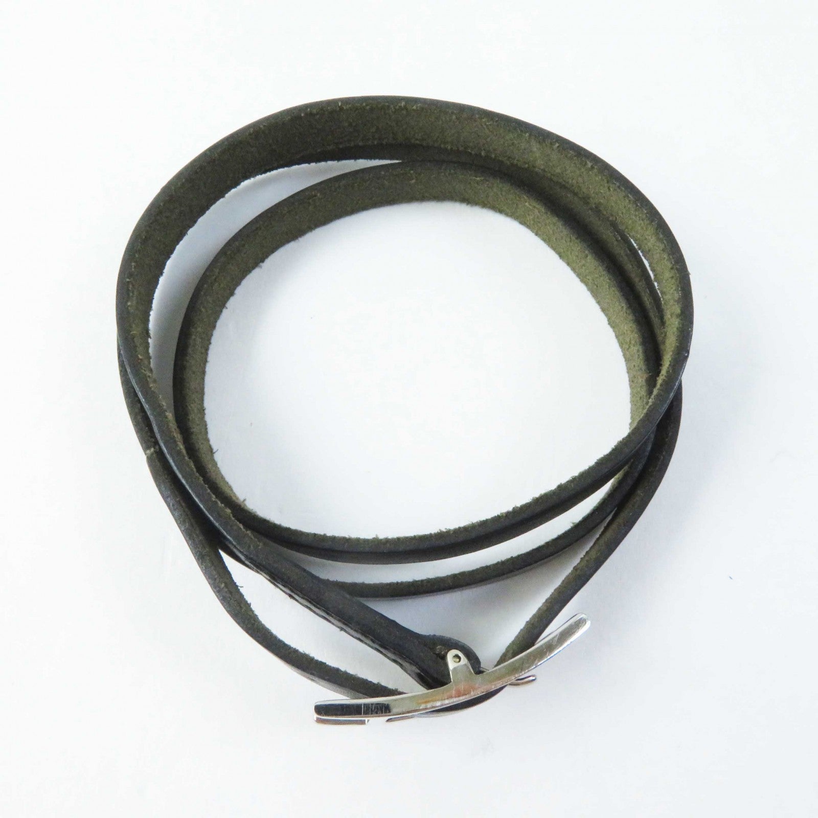 Hermes Beapi de Bourtour Leather Bracelet