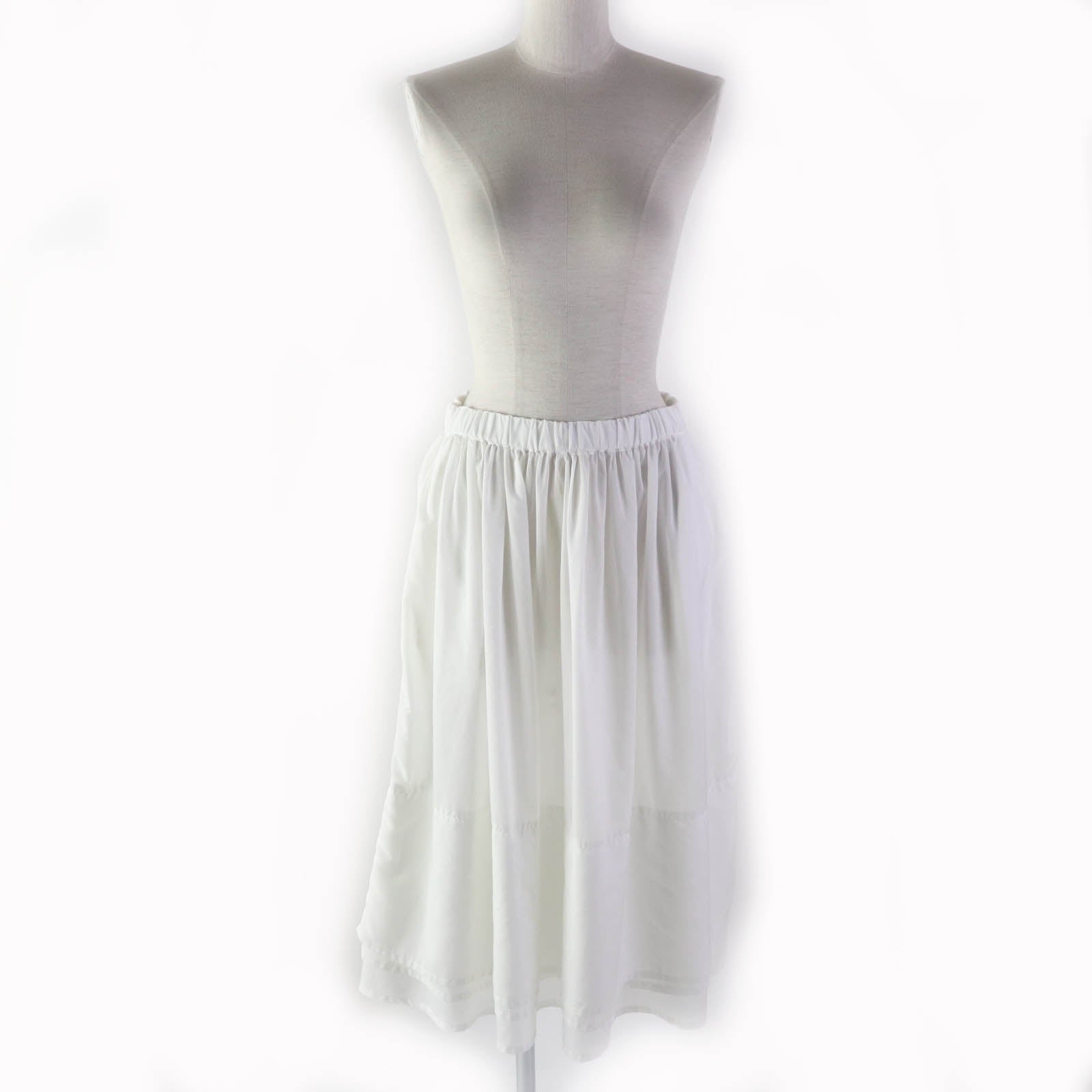 COMME des GARCONS See-through Flare Skirt White S