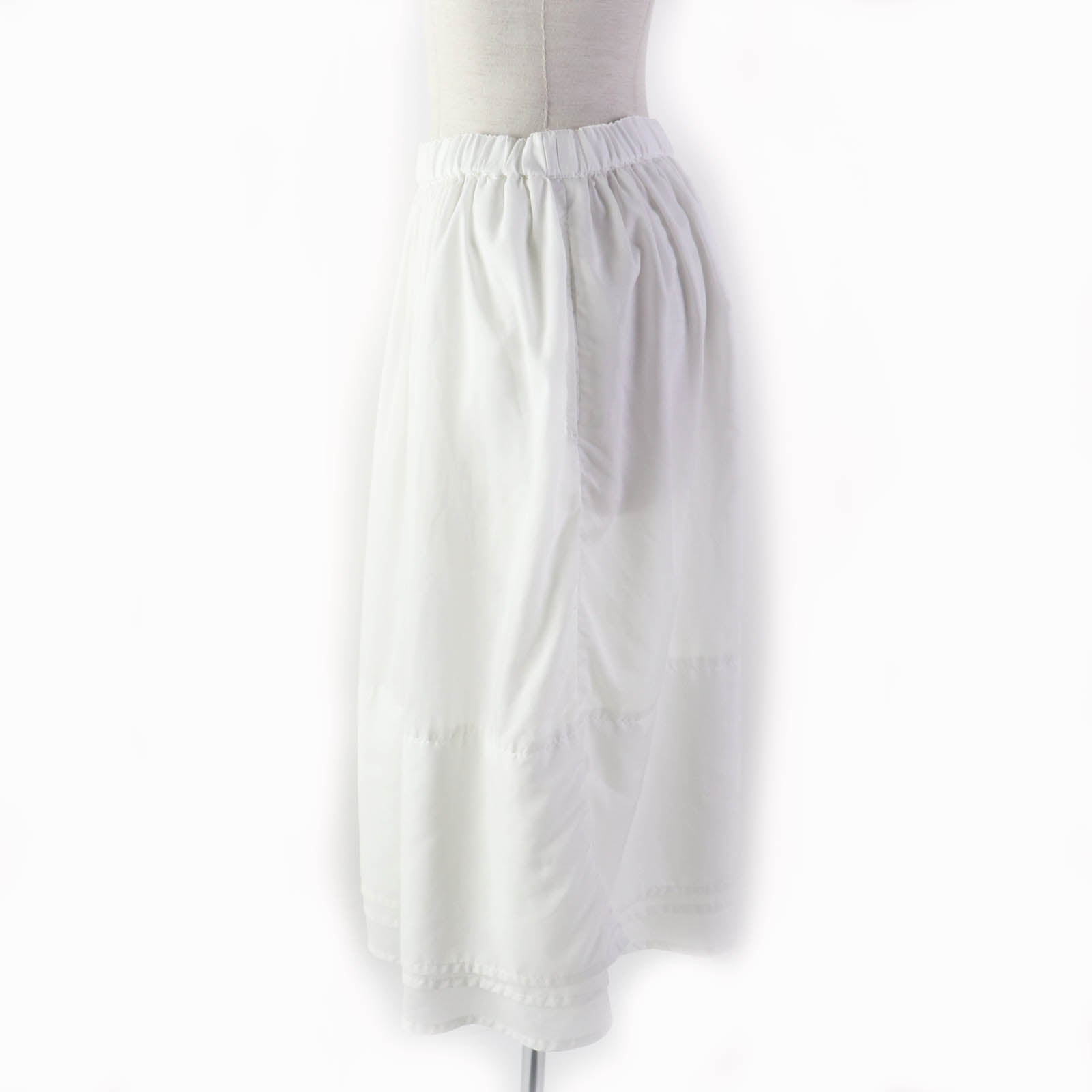 COMME des GARCONS See-through Flare Skirt White S