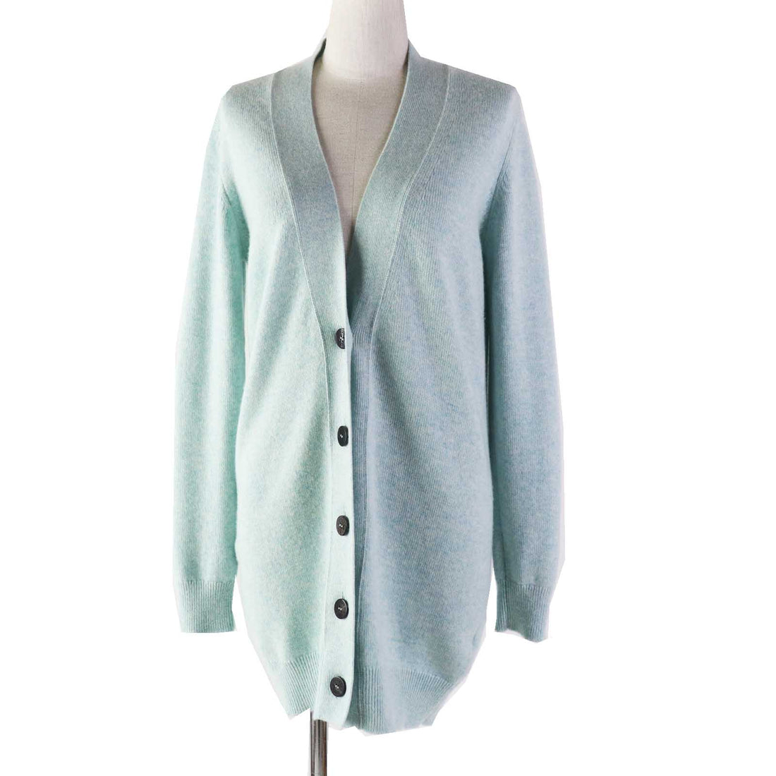 Hermes Cashmere Cardigan Light Blue Women