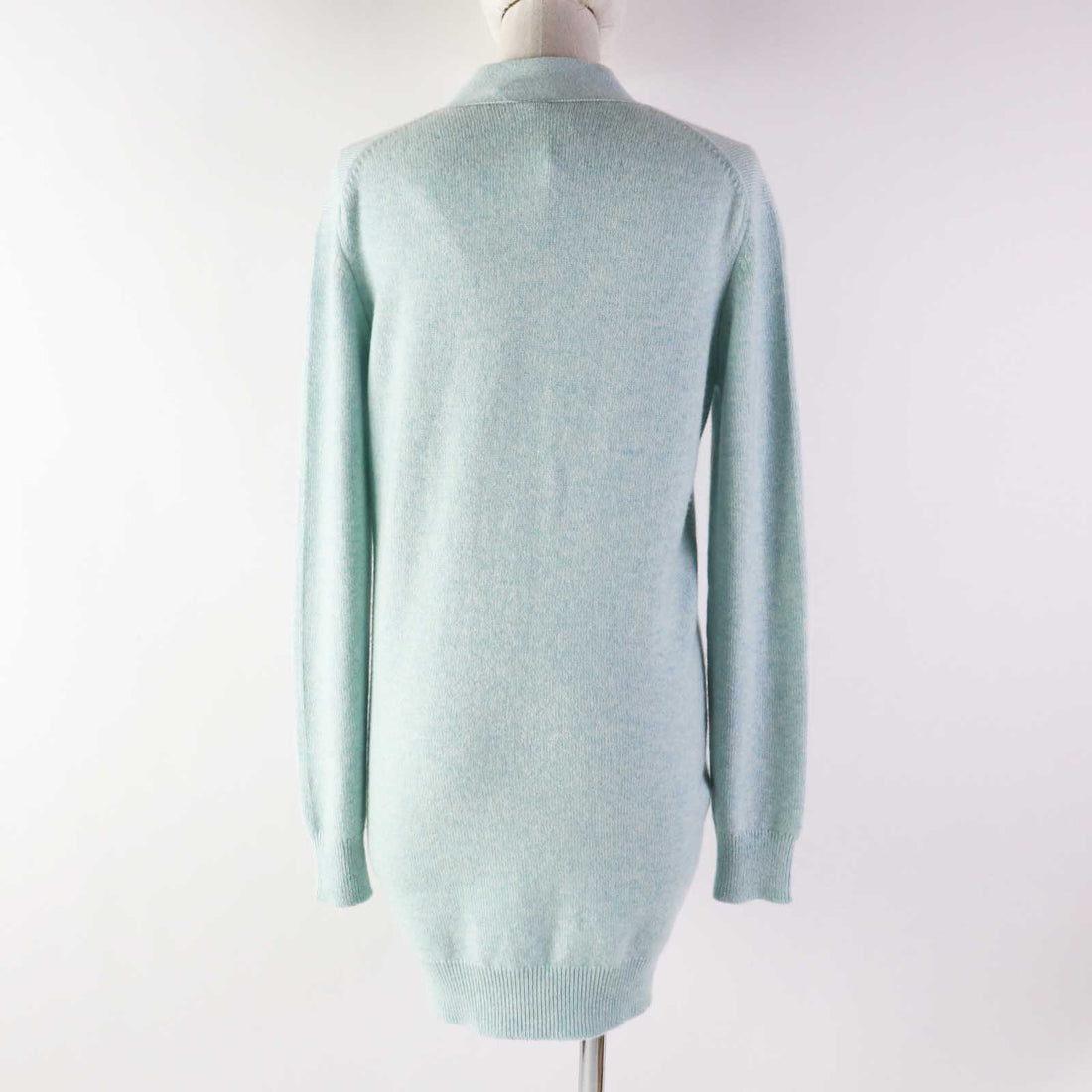 Hermes Cashmere Cardigan Light Blue Women