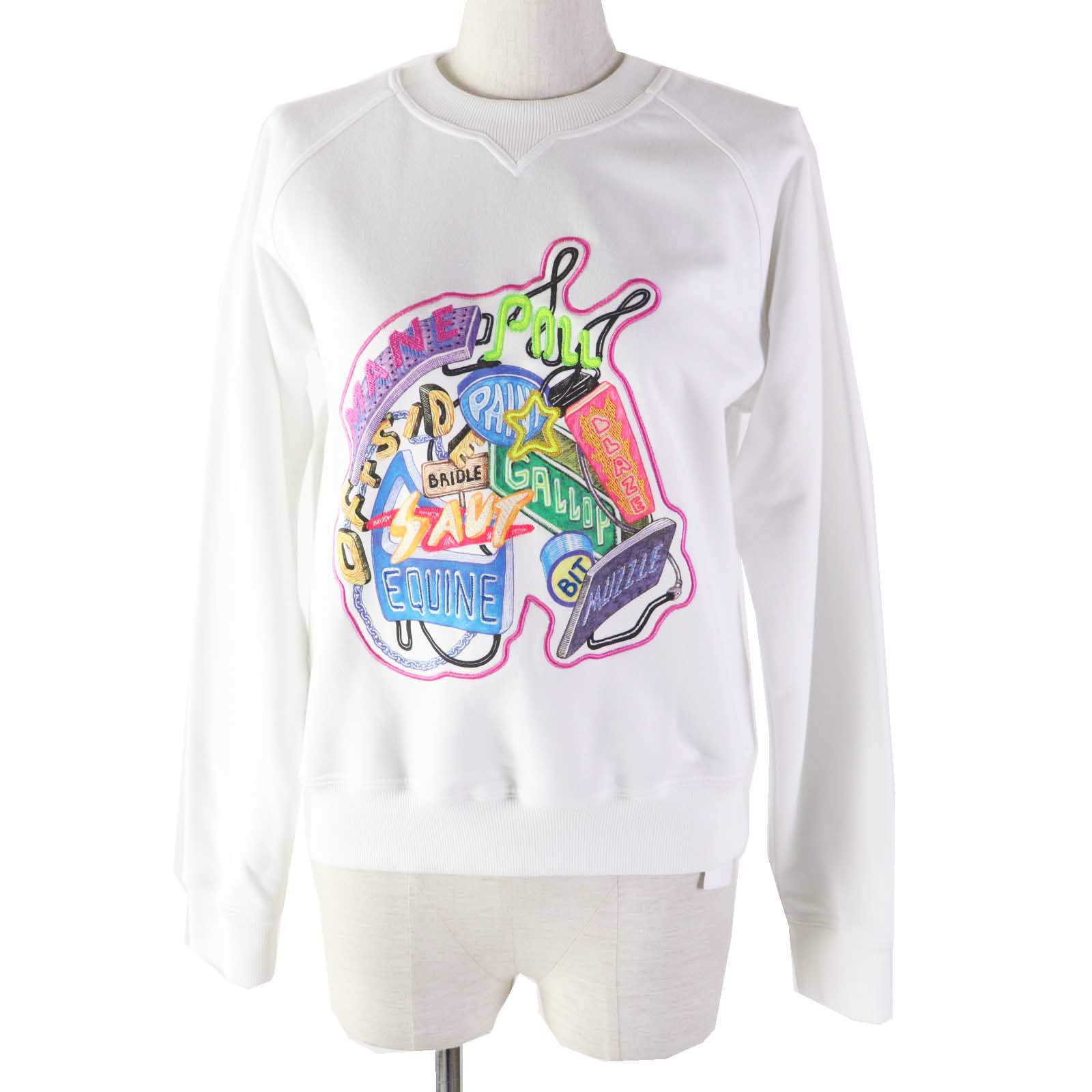 Hermes Chevaloscope Cotton Embroidered Sweatshirt