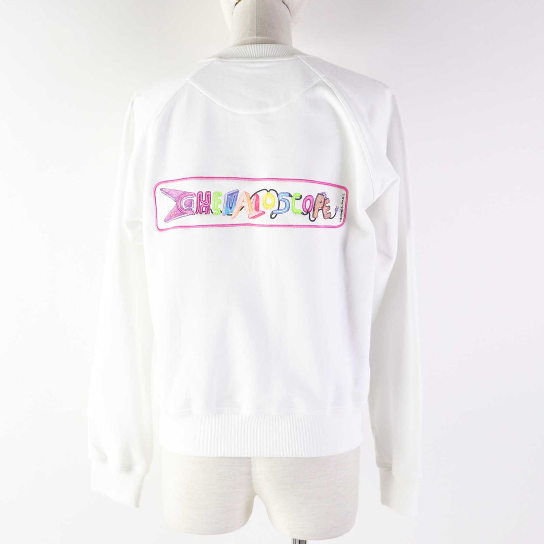 Hermes Chevaloscope Cotton Sweatshirt White 34