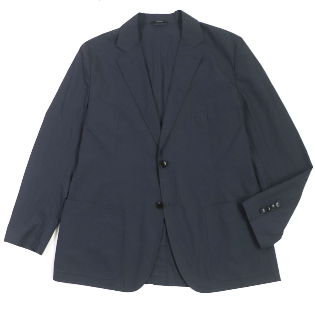 Hermes Cotton Single Tailored Jacket Navy