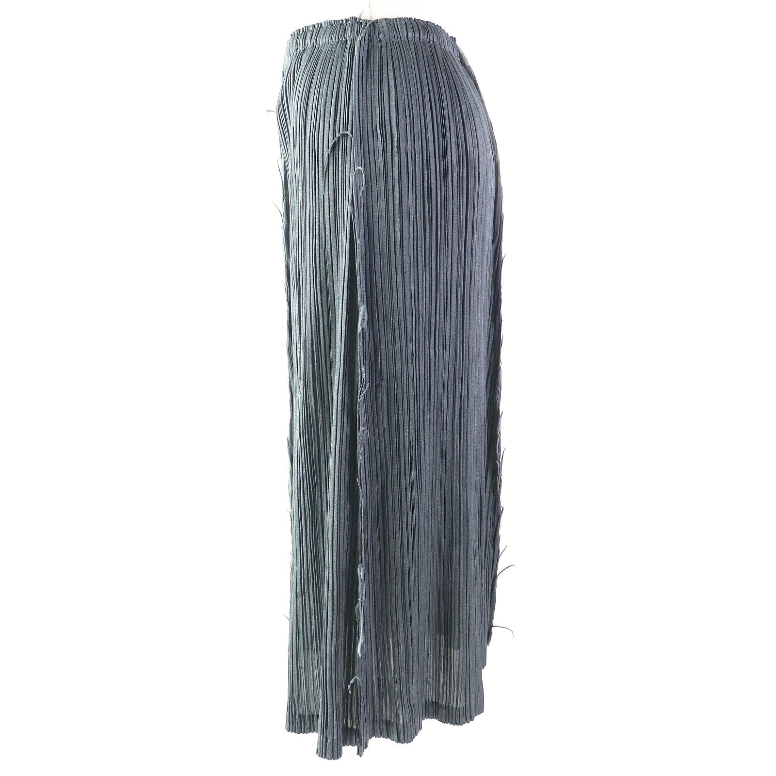 Pleats Please Polyester Skirt Set Gray