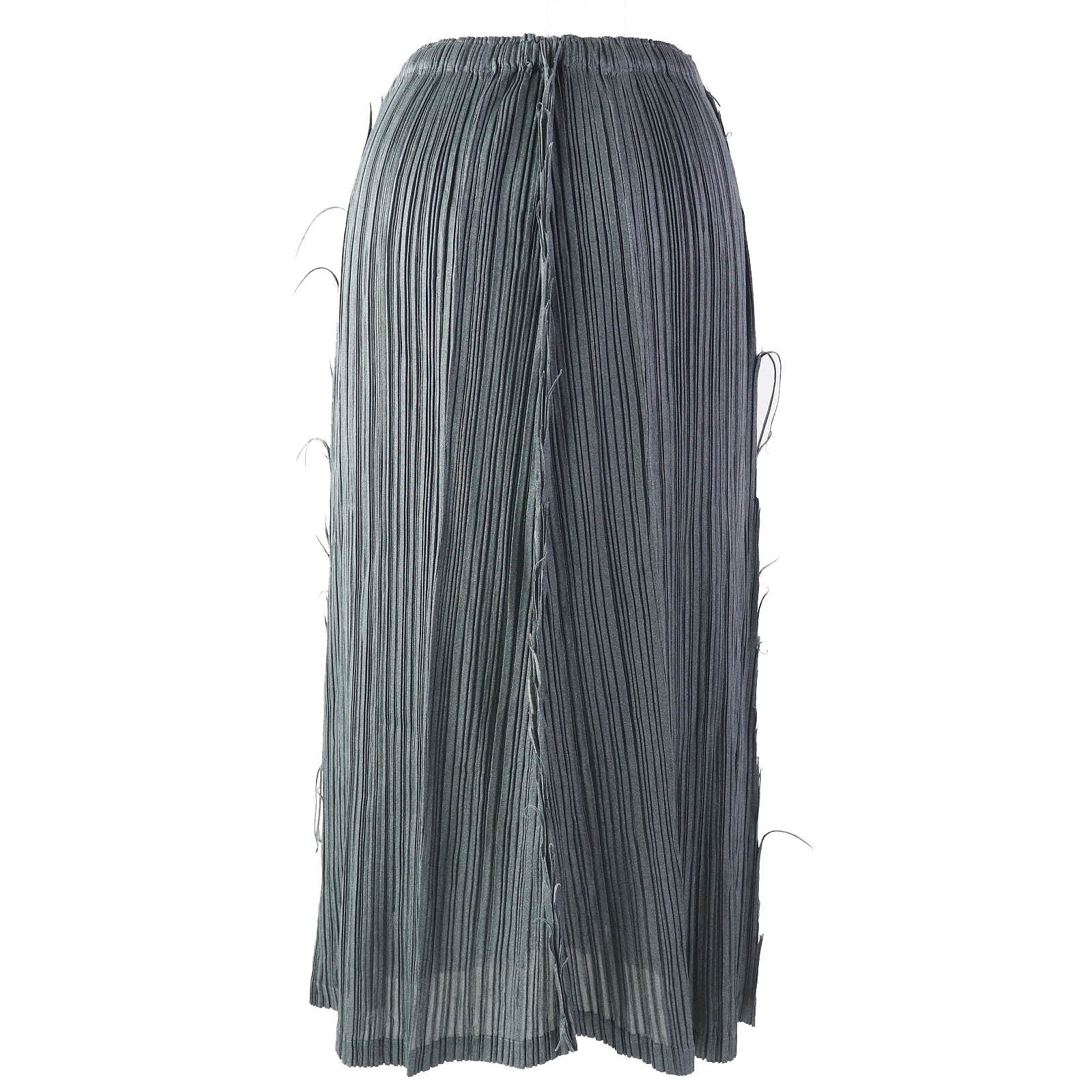 Pleats Please Polyester Skirt Set Gray