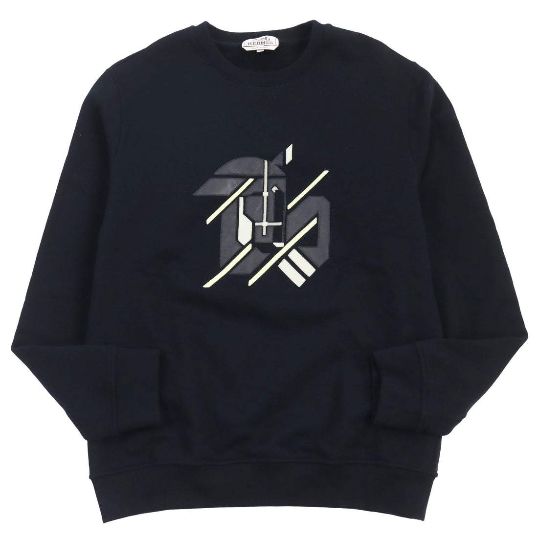 Hermes Cotton Sweatshirt Black M