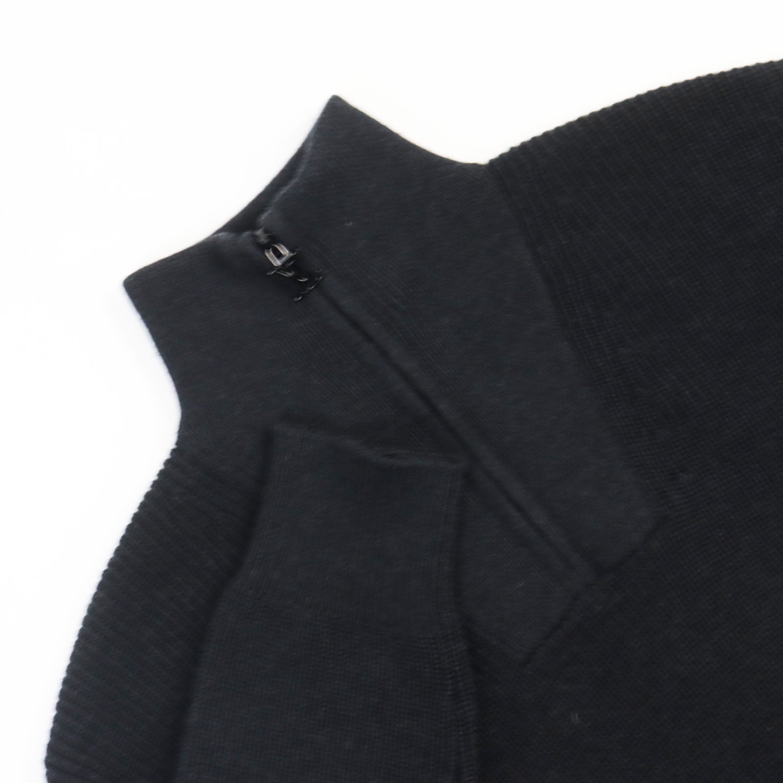 Louis Vuitton Wool Half-Zip Sweater Charcoal Gray S