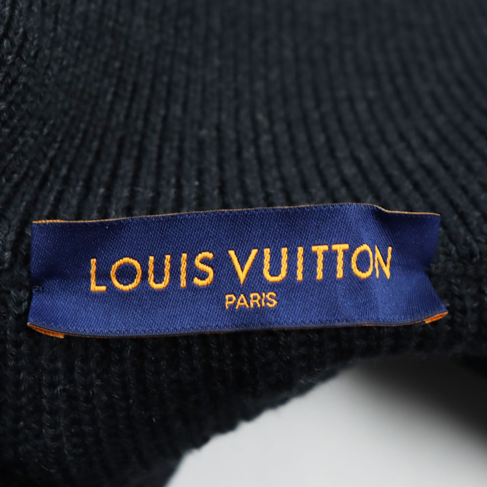 Louis Vuitton Wool Half-Zip Sweater Charcoal Gray S